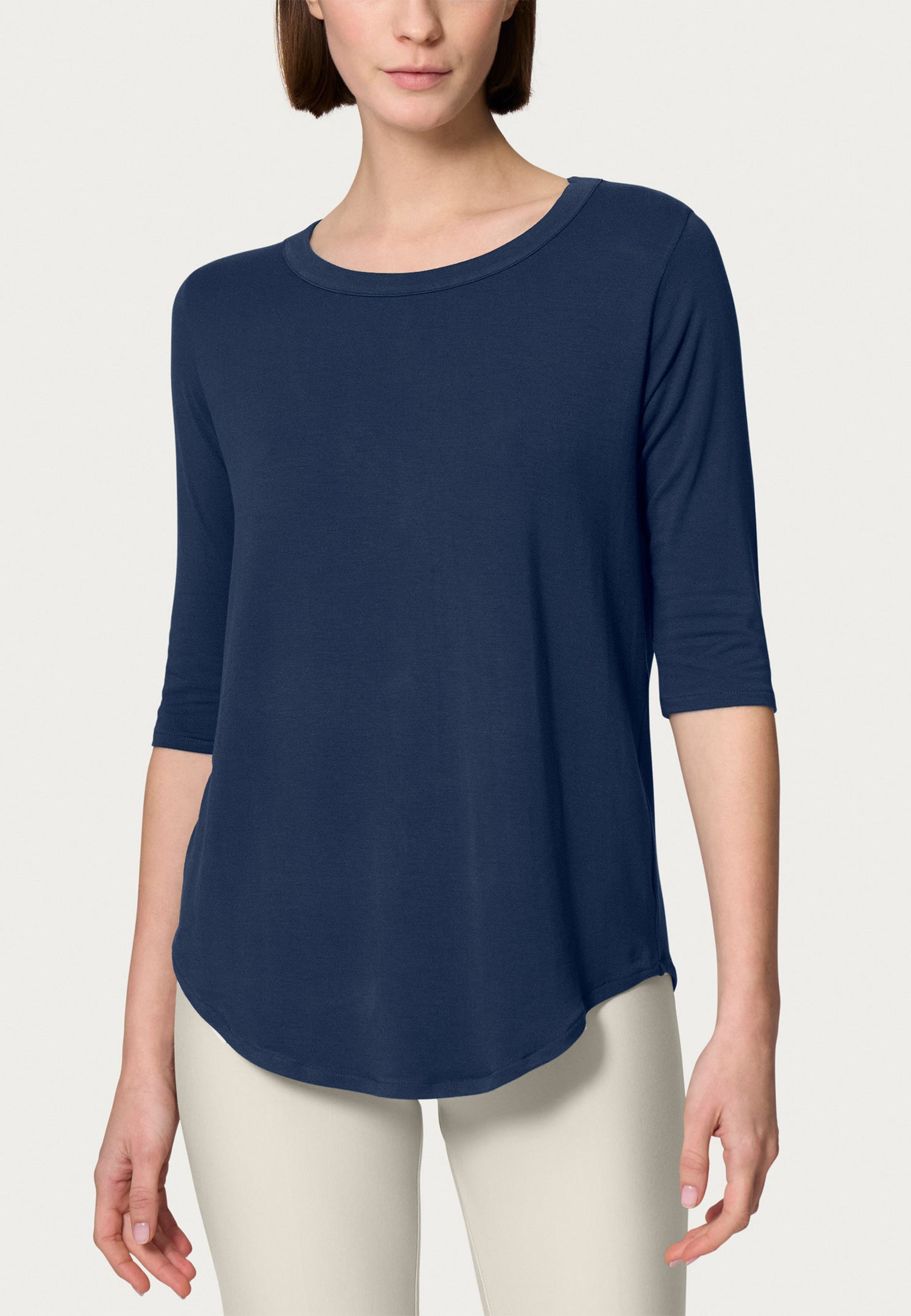 RAGNO T-Shirt Donna Viscosa Estiva Tinta Unita 70121W