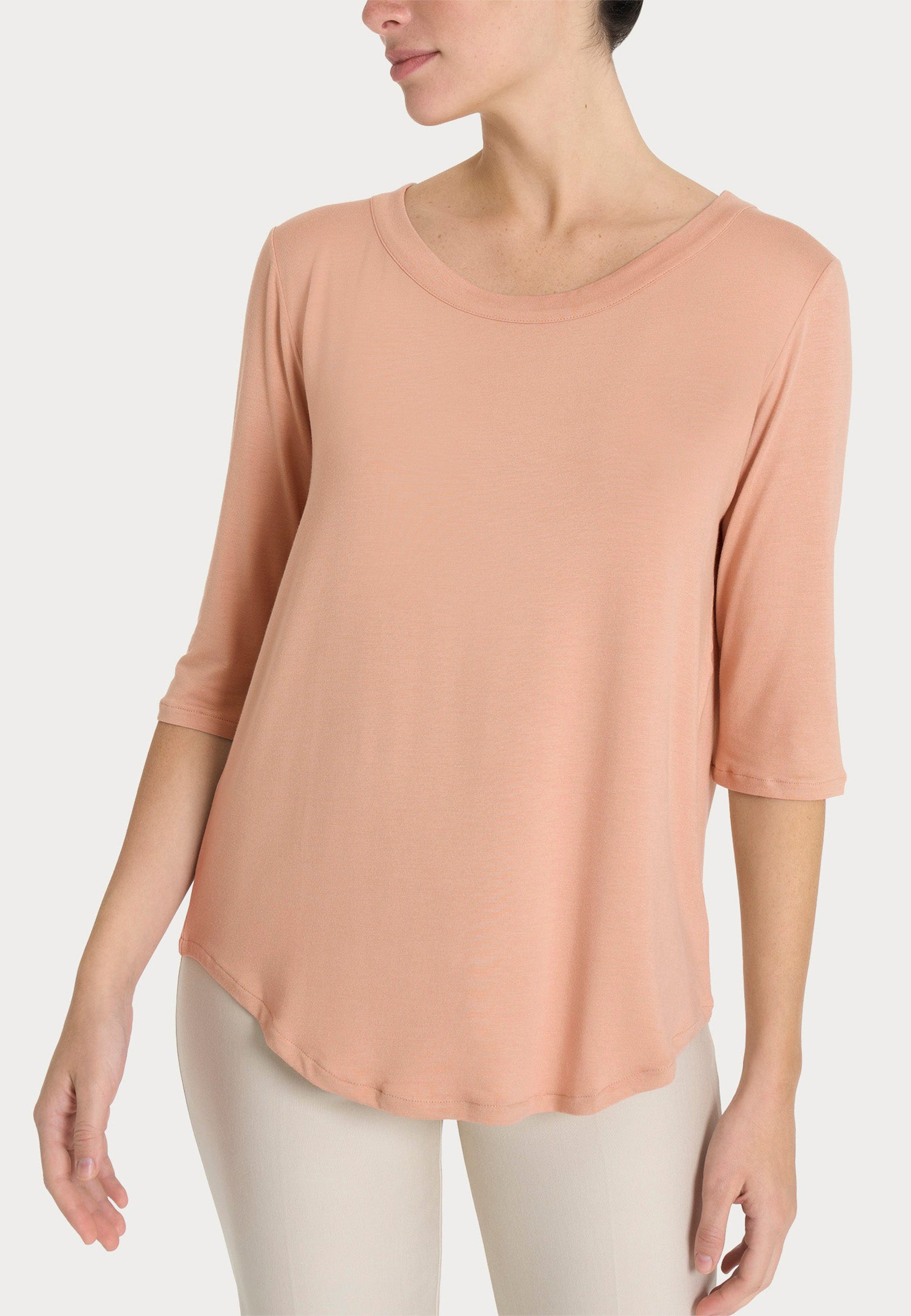 RAGNO T-Shirt Donna Viscosa Estiva Tinta Unita 70121W