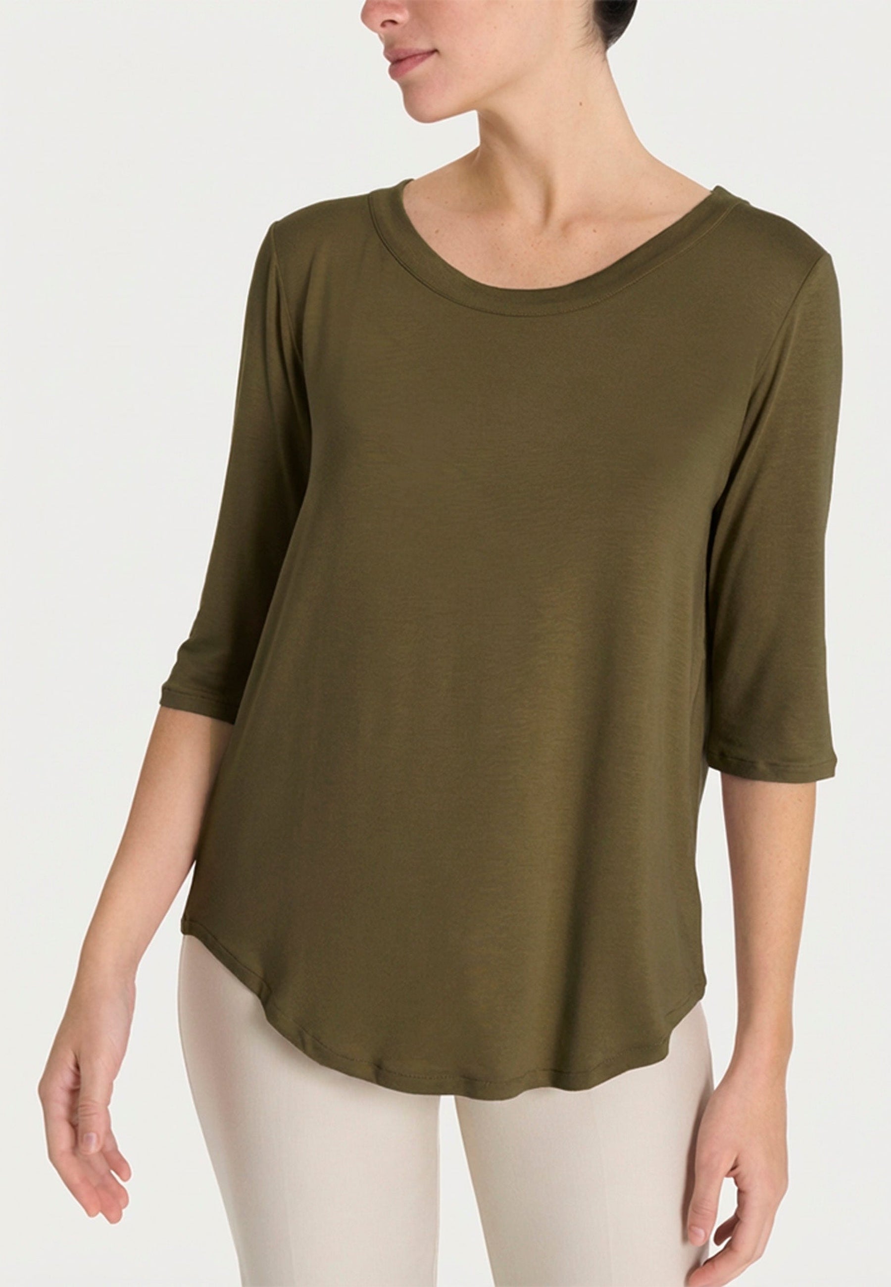 RAGNO T-Shirt Donna Viscosa Estiva Tinta Unita 70121W