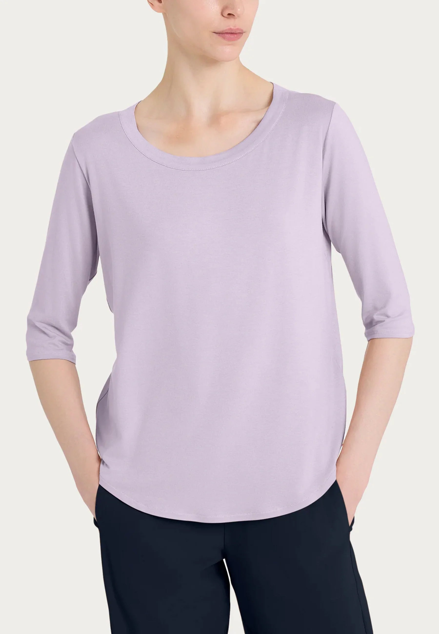 RAGNO T-Shirt Donna Viscosa Estiva Tinta Unita 70121W