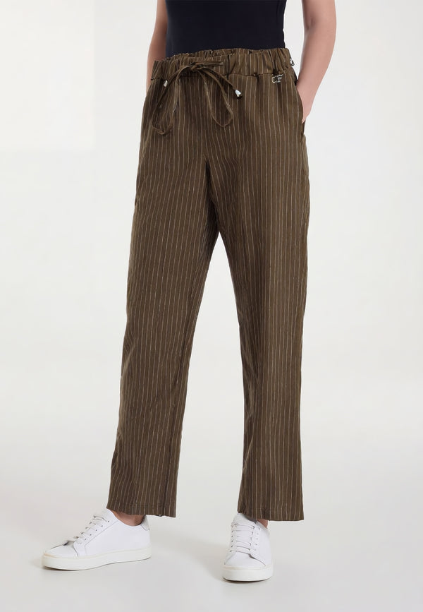 CARLA FERRONI Pantalone Donna Coulisse Viscosa Estiva 70328
