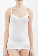 RAGNO 07402E Top Spalla Stretta Donna Lana e Seta