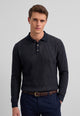 BUGATTI Polo Uomo Lungo Cotone e Cashmere Invernale 7130-25525F