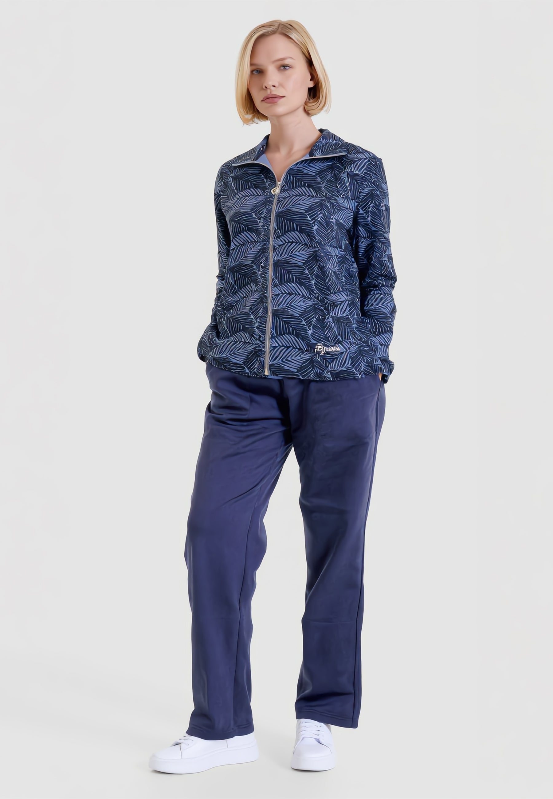 F.LLI CAMPAGNOLO Tuta Donna Cotone Garzato Zip ART. 8E76578/79578