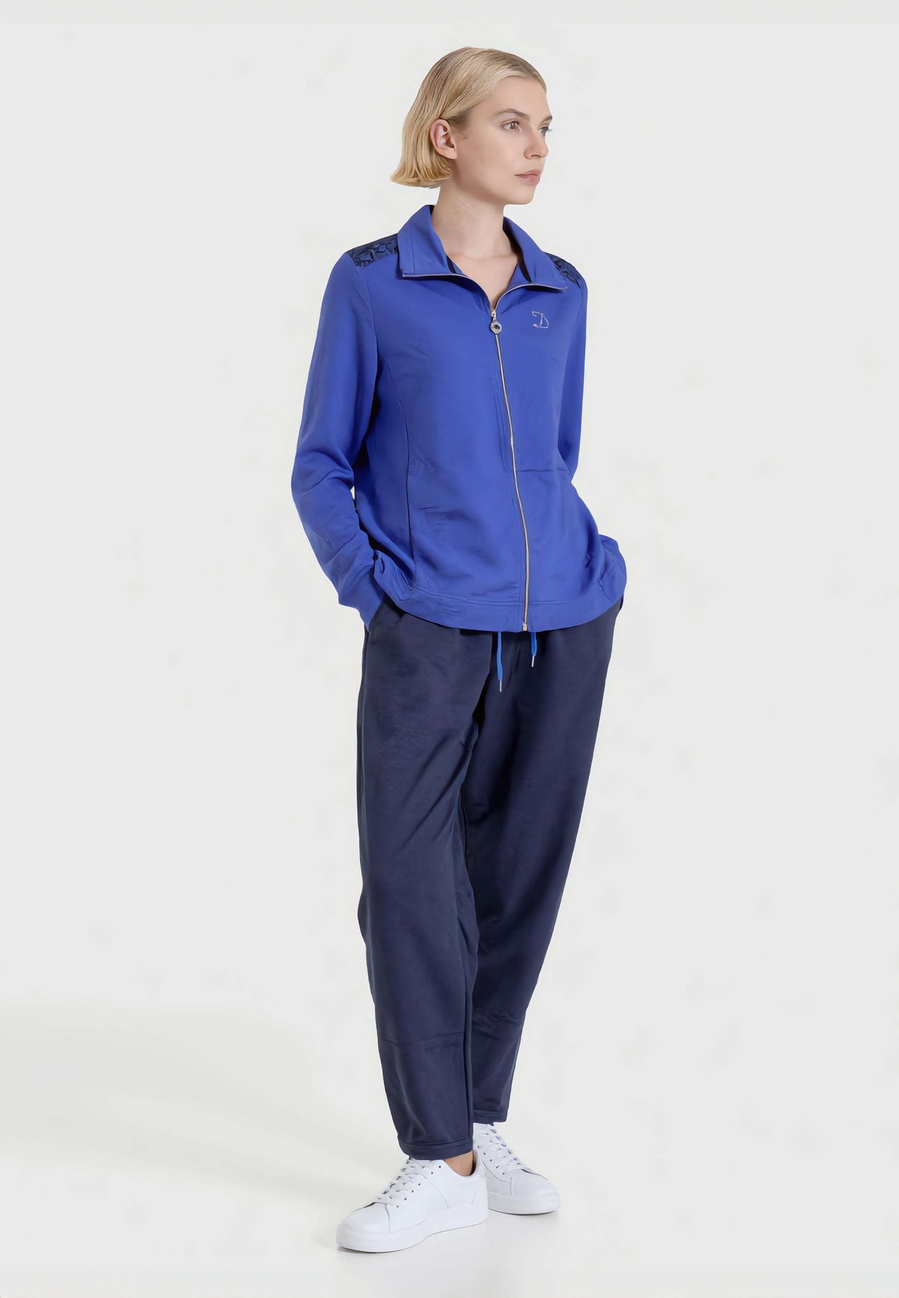 F.LLI CAMPAGNOLO Tuta Donna Lunga Zip Cotone Garzato ART. 8E76579