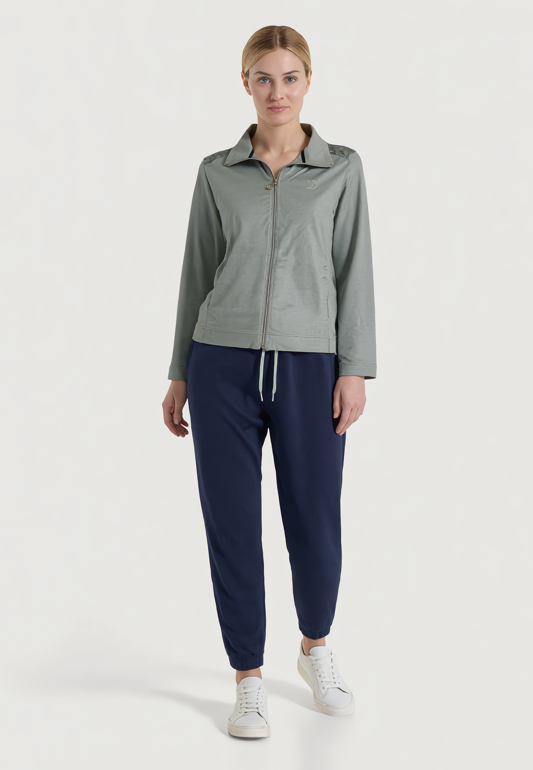 F.LLI CAMPAGNOLO Tuta Donna Lunga Zip Cotone Garzato ART. 8E76579