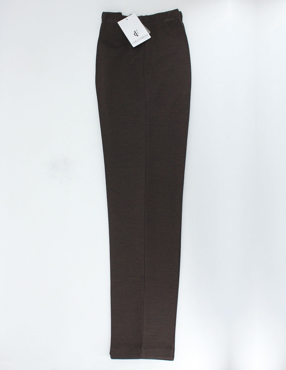 Pantalone Donna Elastico in Vita in Maglia di Lana CARLA FERRONI 6626