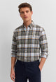 BUGATTI Camicia Uomo Lunga Button Down Cotone Invernale 9350-28302F