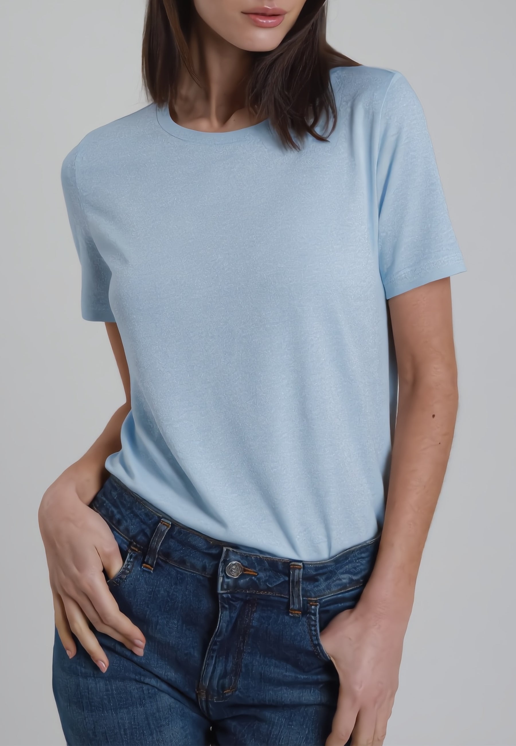 EMME MARELLA Maglia Donna Mezza Manica Viscosa Lurex ART. ACCORTA