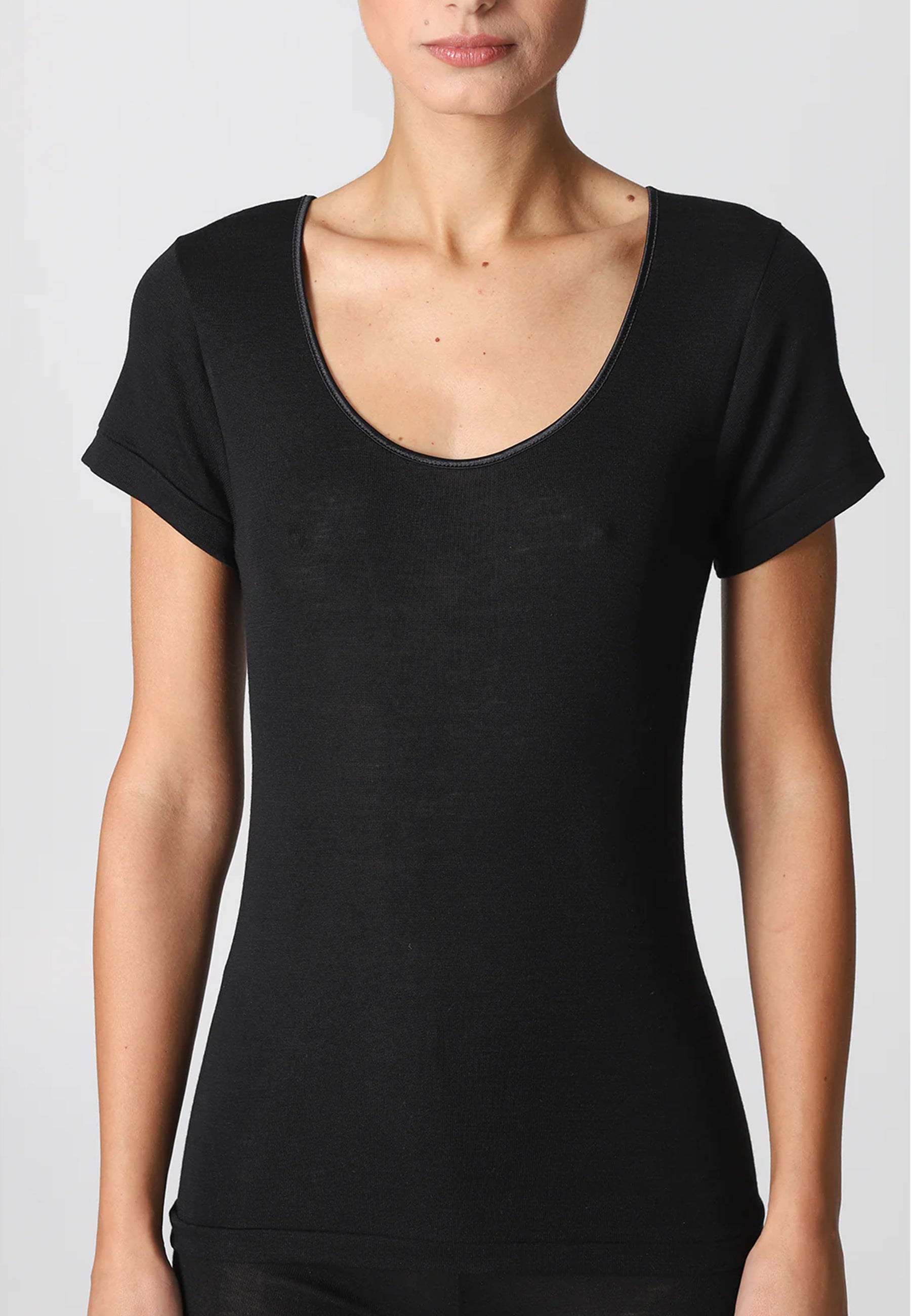 ALPINA 950 ARF013 Maglia Donna Mezza Manica Lana Seta