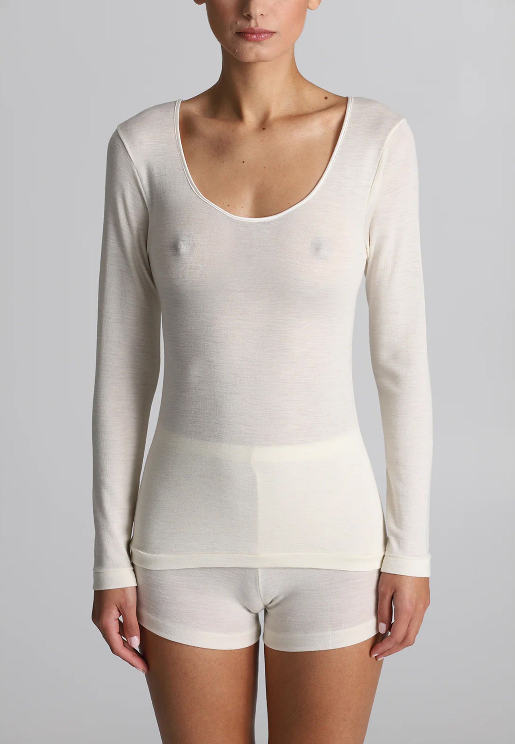 ALPINA 950 ARG013 Maglia Donna Manica Lunga Lana Seta