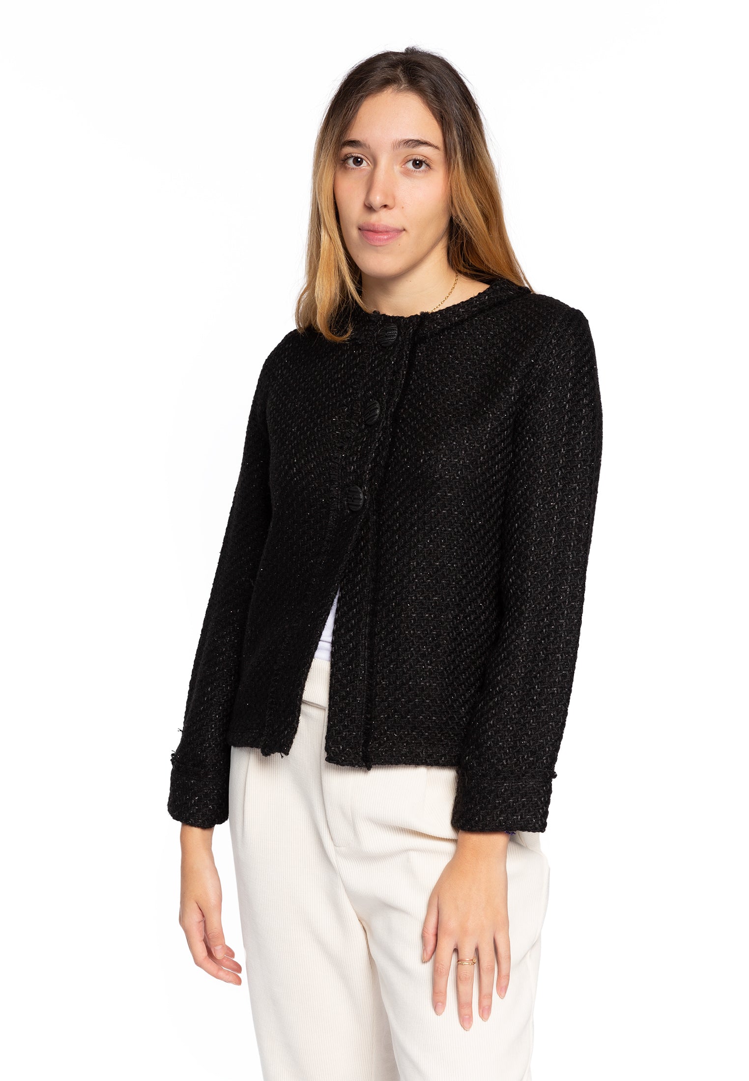 Giaccha Chanell 3 Bottoni Lana AMARYNTH 50074