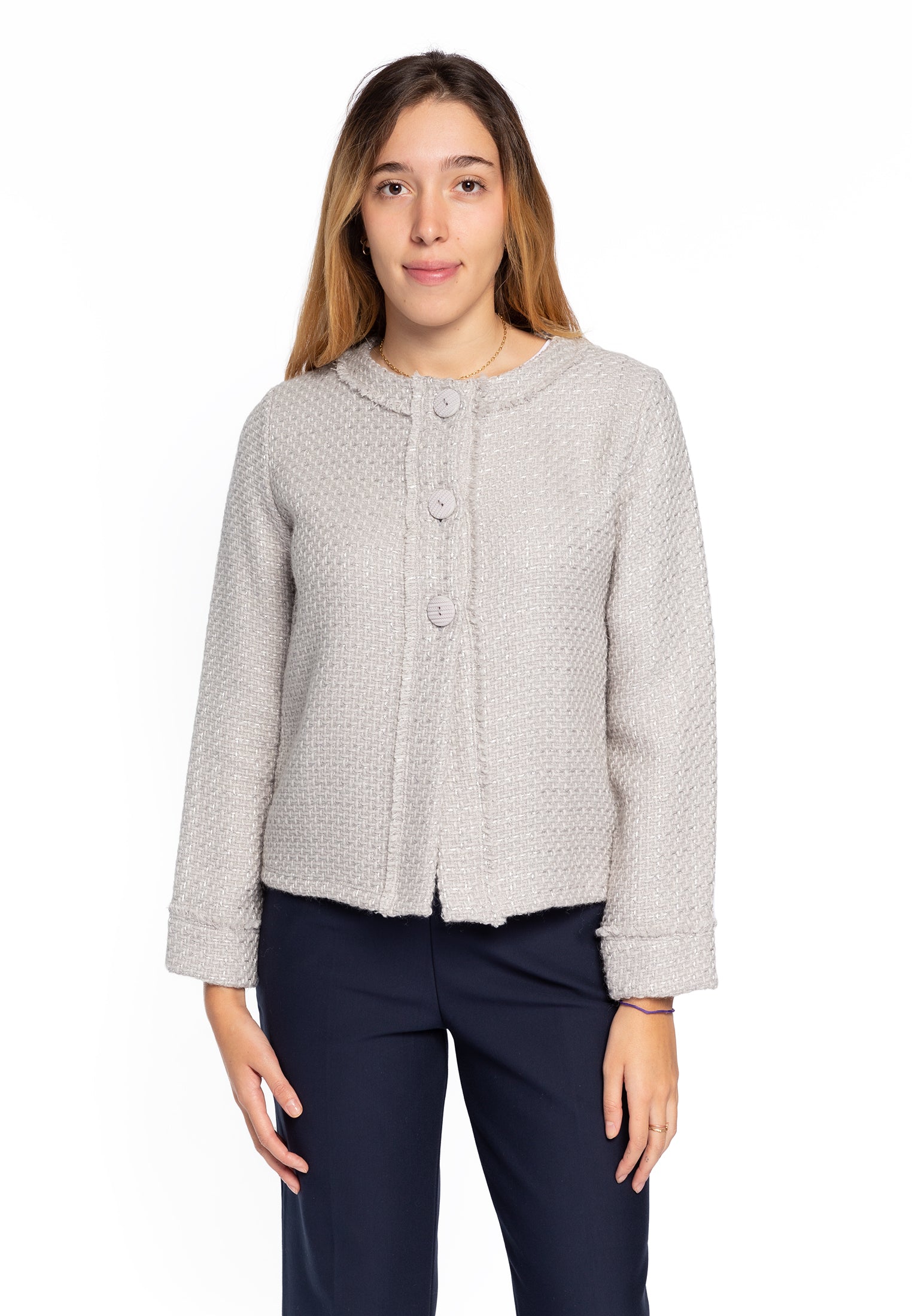 Giaccha Chanell 3 Bottoni Lana AMARYNTH 50074