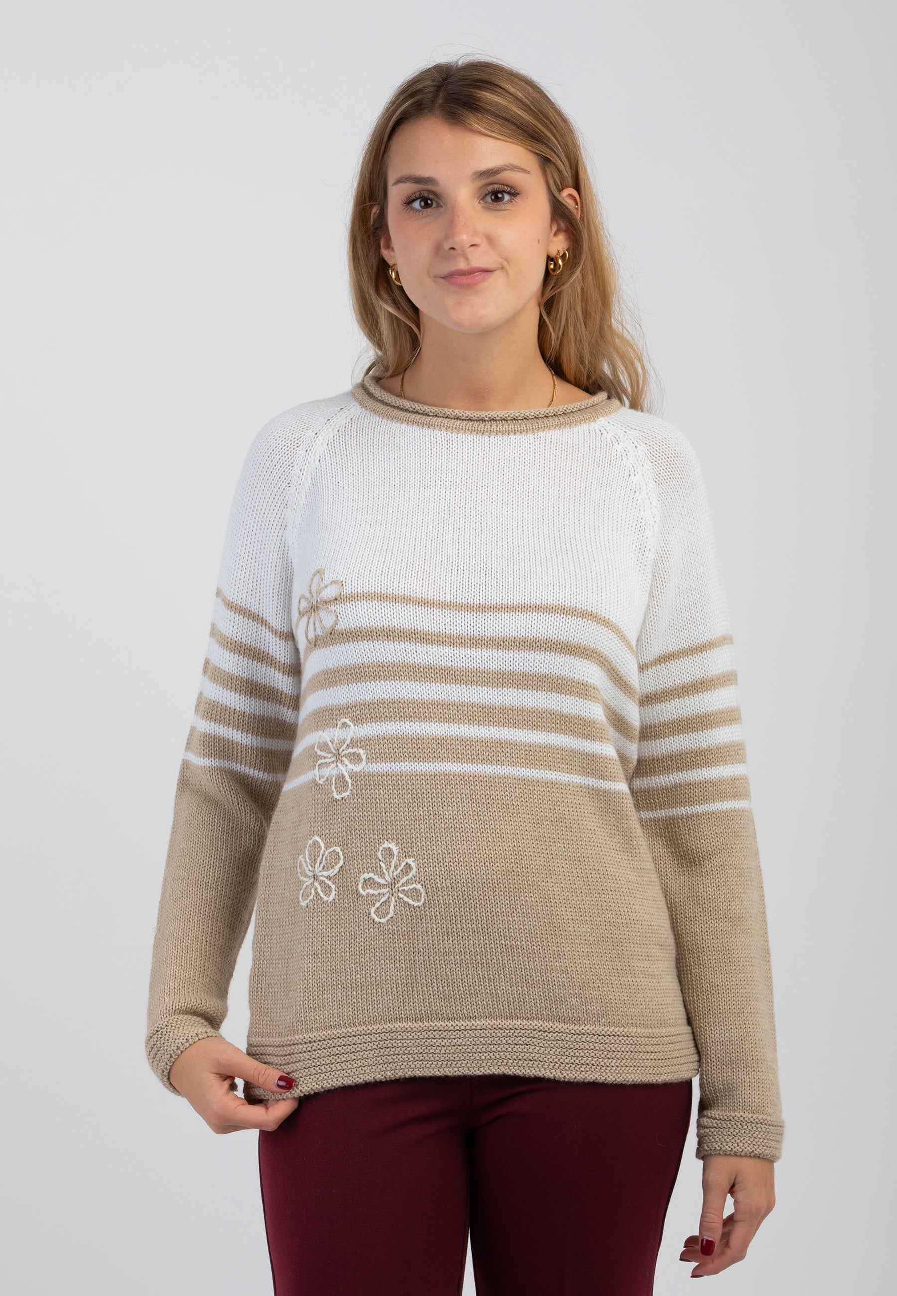 Maglia Donna Girocollo Lana AMARYNTH 52003