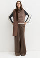 EMME MARELLA Maglia Donna Dolcevita Lana e Cashmere Bicolore BABA