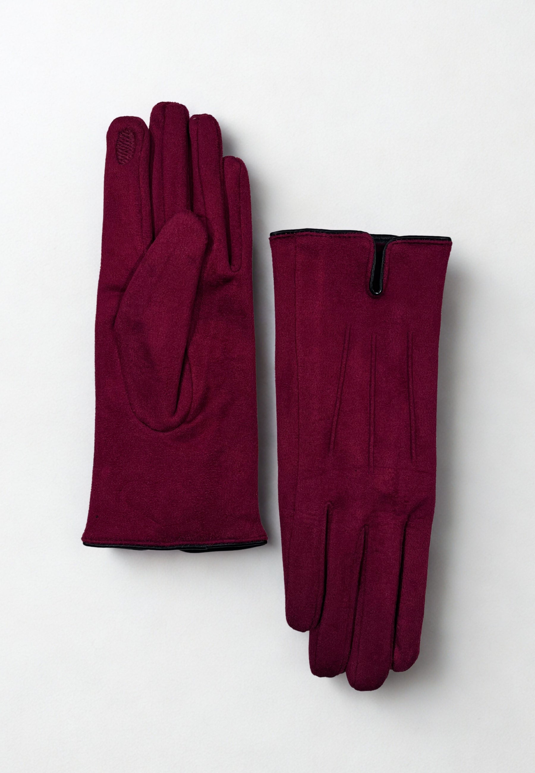 SUSY MIX Guanto Donna Tinta Unita Foderato in Ecodainetto ART. 9003RE