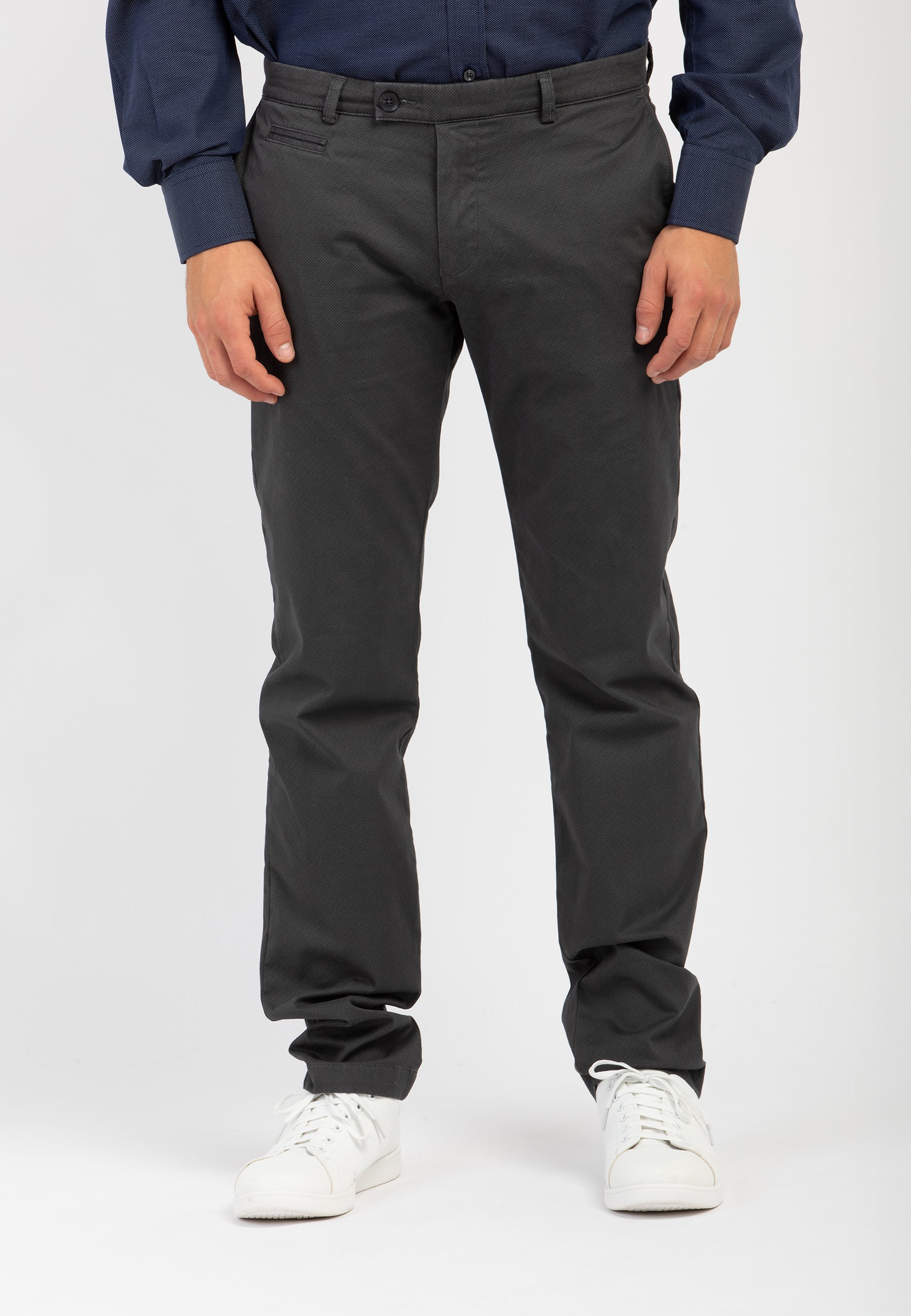 BUGATTI Pantalone Uomo Cotone Invernale Flexcity Microlavorato ART. 4130-86395