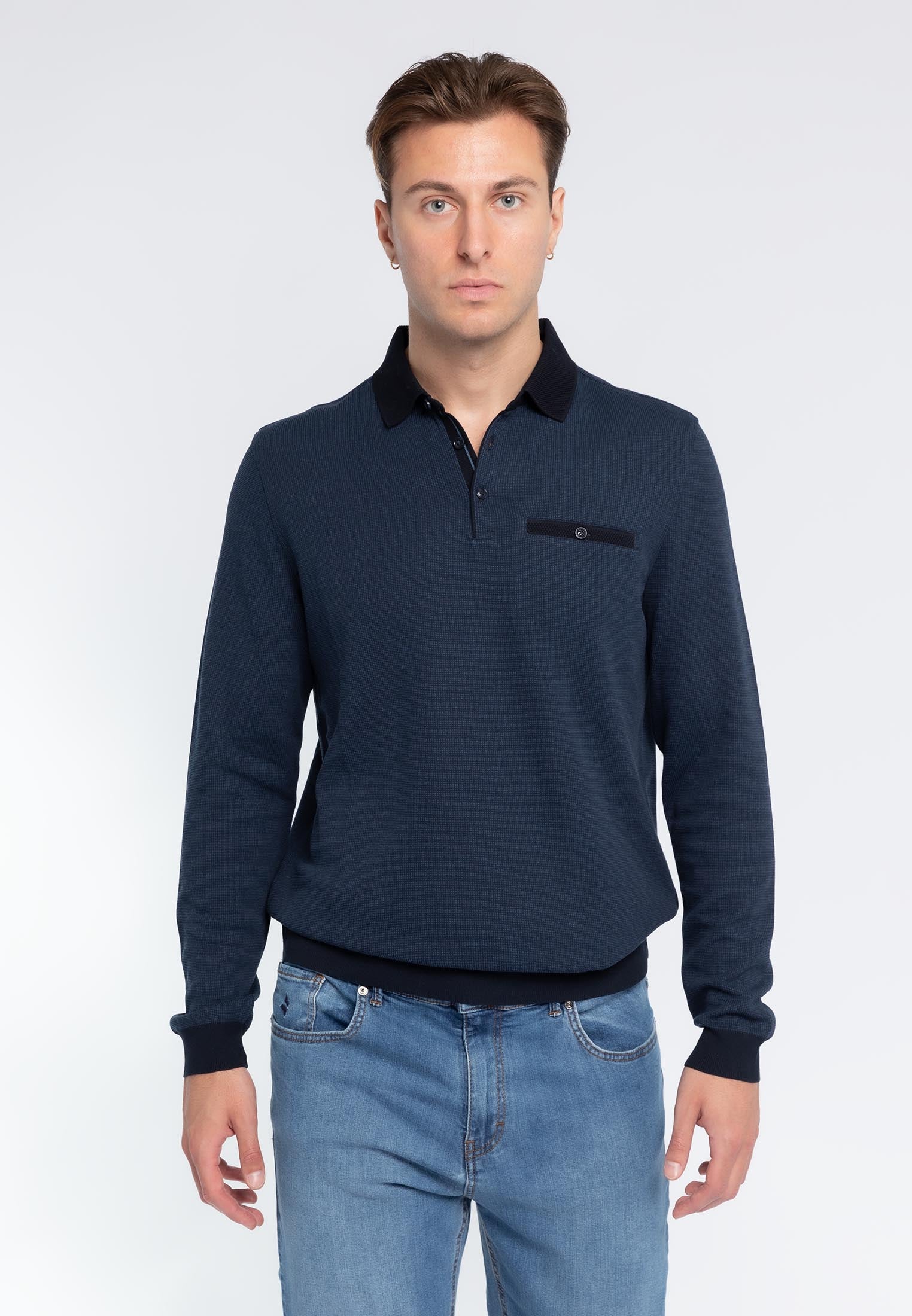 Maglia Polo a Maniche lunghe BUGATTI 8131-45081 – maglieriatina1962