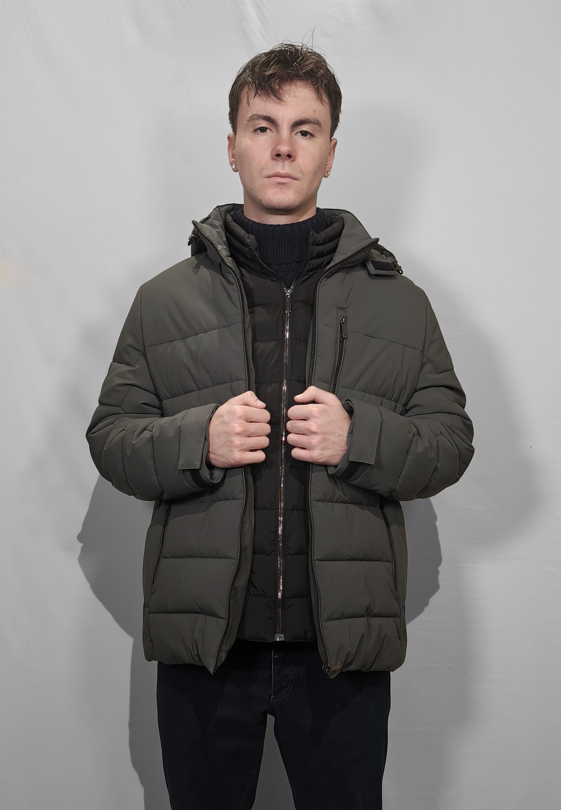 Giubbino Uomo Manica Lunga Ovatta Termica BUGATTI 873213-81031