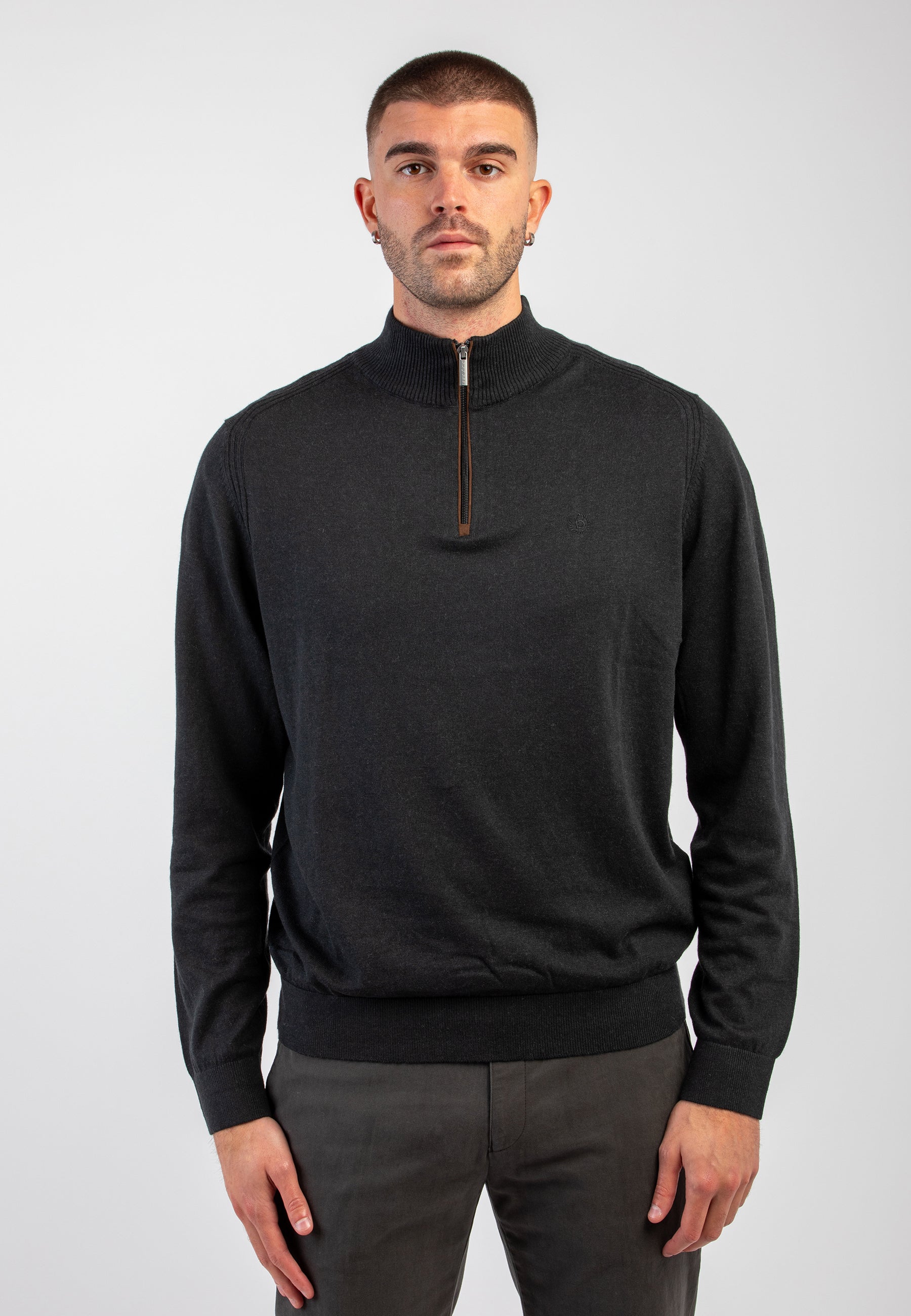 Maglia Uomo Lupetto Zip Lana BUGATTI 7500-65520B