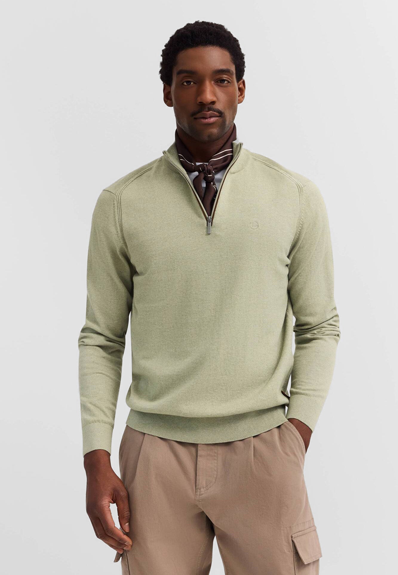 BUGATTI Maglia Uomo Lupetto Cotone Cachemire ART. 7500-85520D