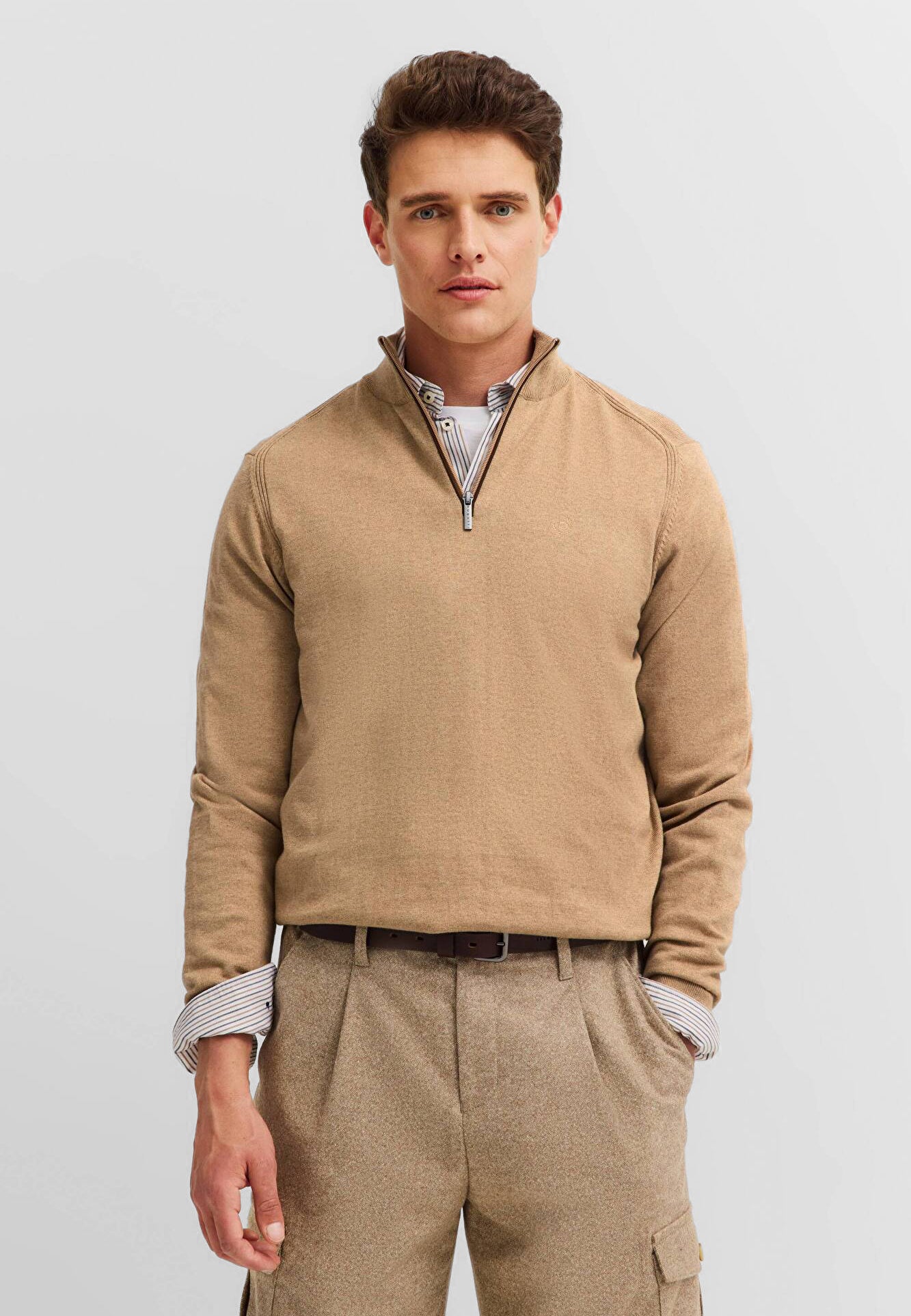 BUGATTI Maglia Uomo Lupetto Cotone Cachemire ART. 7500-85520D