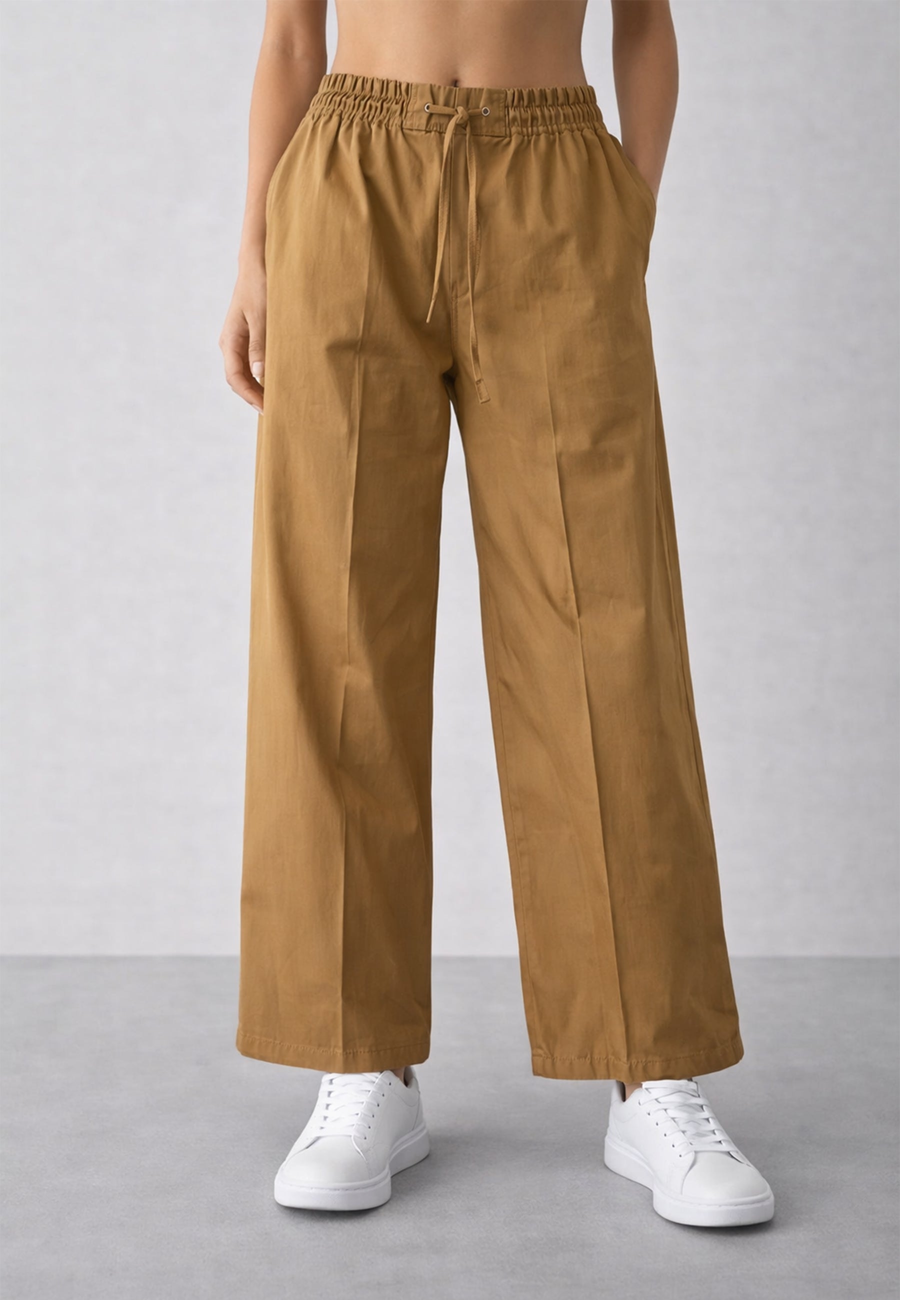 EMME MARELLA Pantalone Donna Lungo Cotone Popeline ART. CALAO