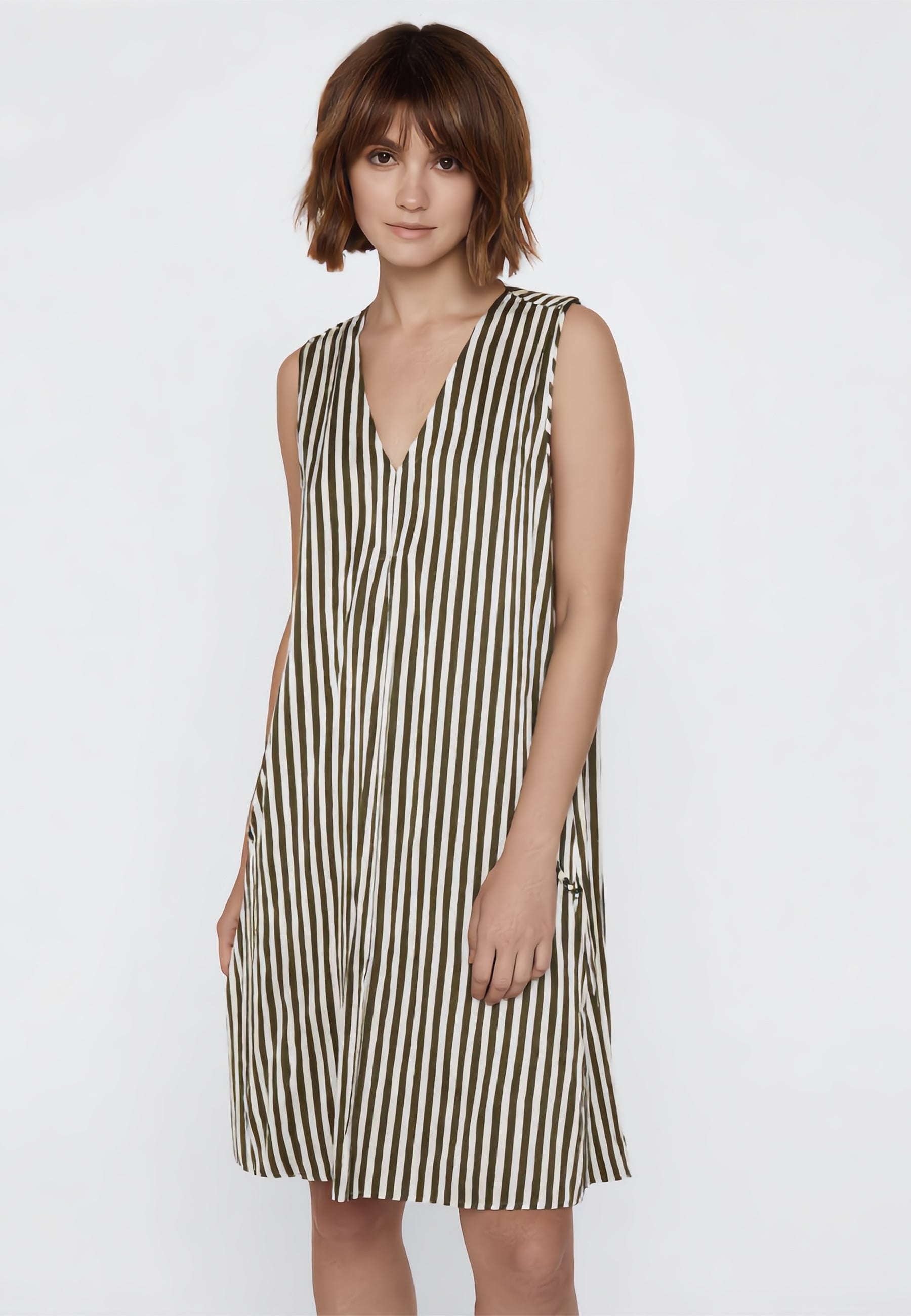 EMME MARELLA Abito Donna Smanicato Scollo V Viscosa ART. CLASSE