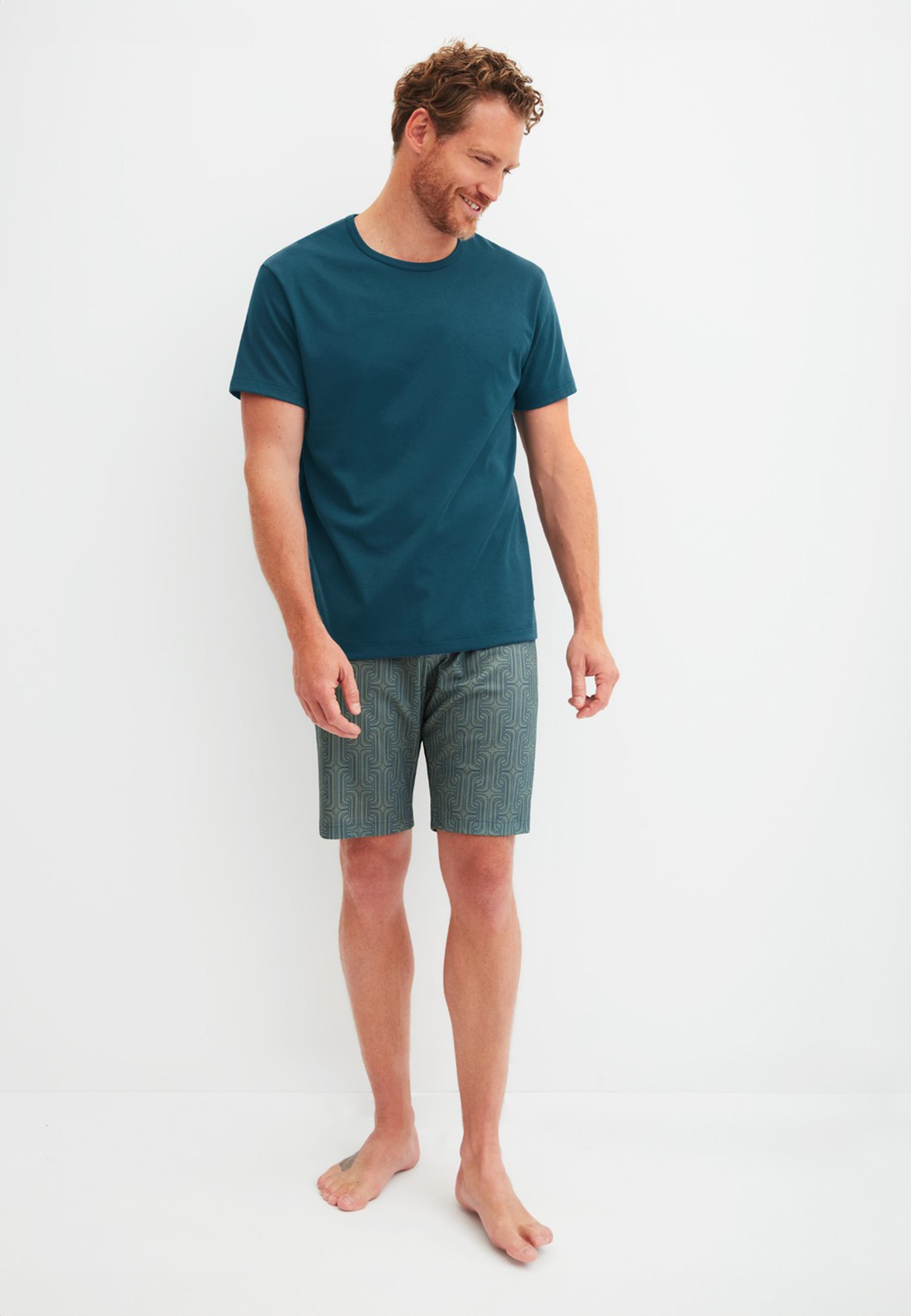 CALIDA Pigiama Uomo Corto Cotone Interlock Estivo ART. 46082