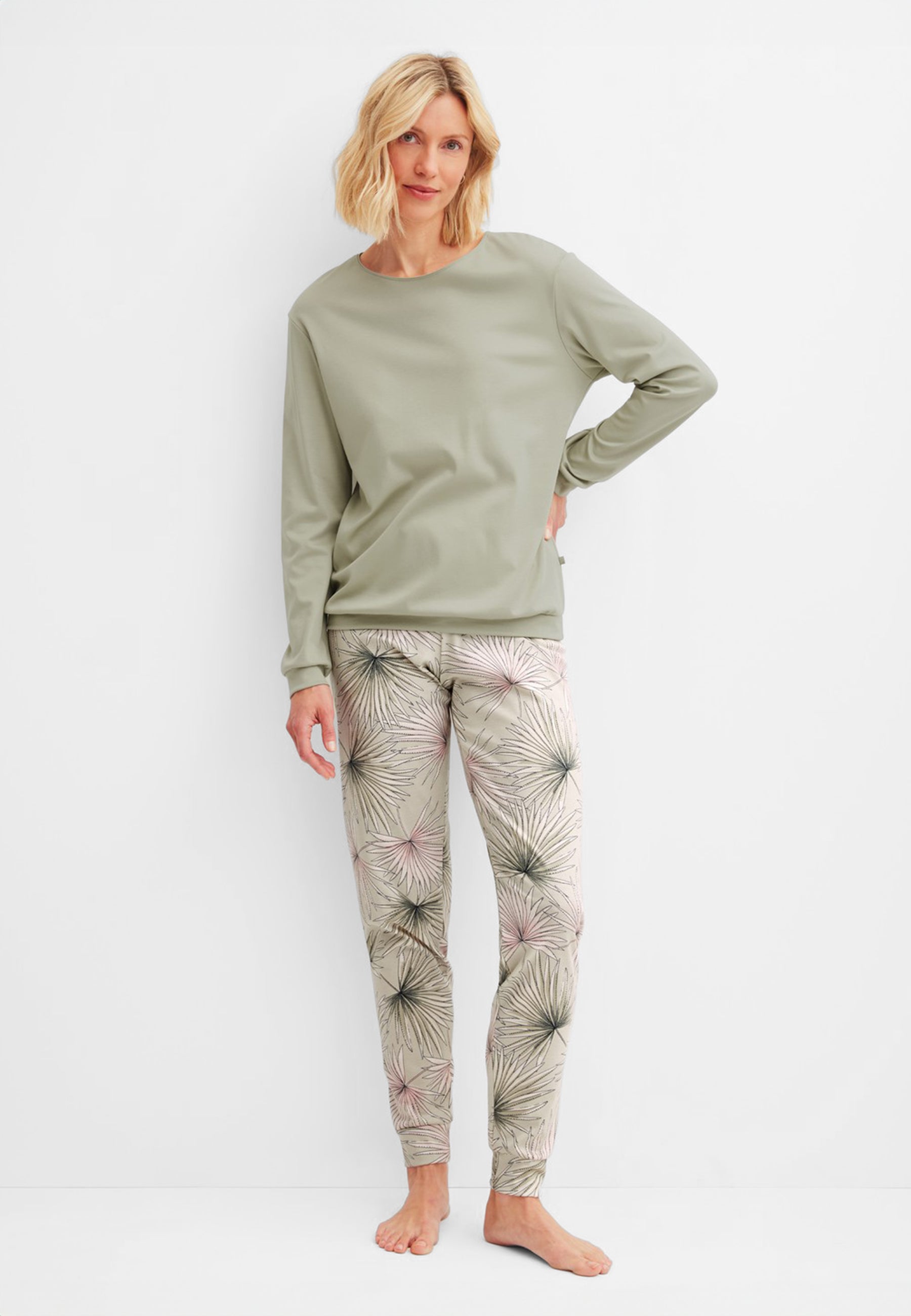 CALIDA Pigiama Donna Lungo Swiss Cottone Estivo ART. 46453