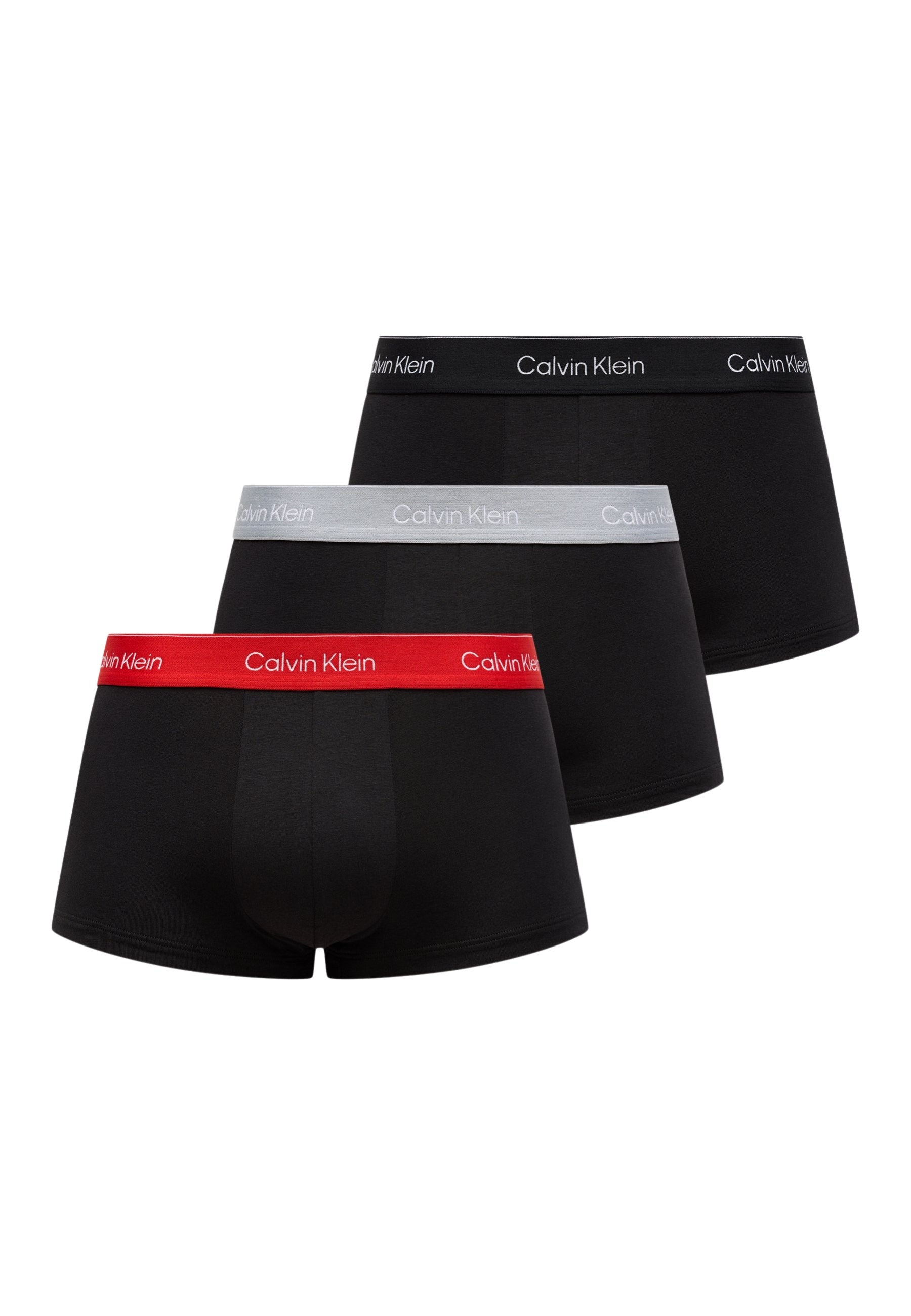 CALVIN KLEIN 3 Boxer uomo in cotone elasticizzato elastico parlante ART. LV00NB4389