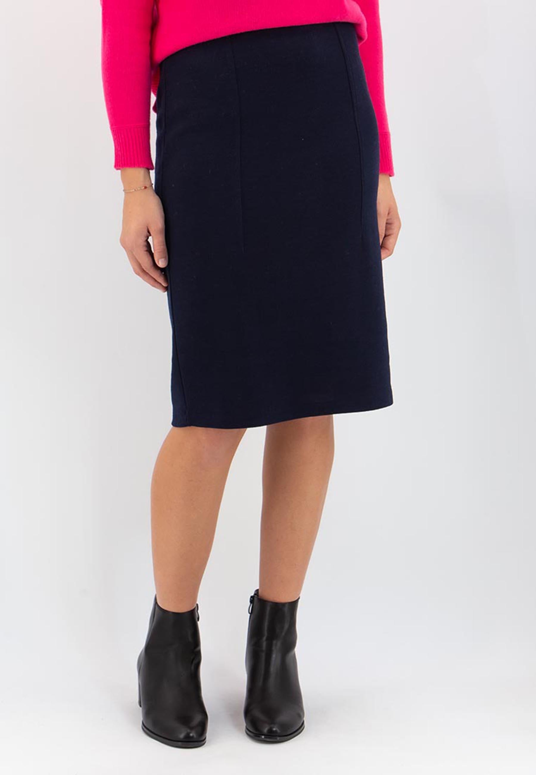 CARLA FERRONI Gonna tubino dritta in maglia di lana ART. 12641