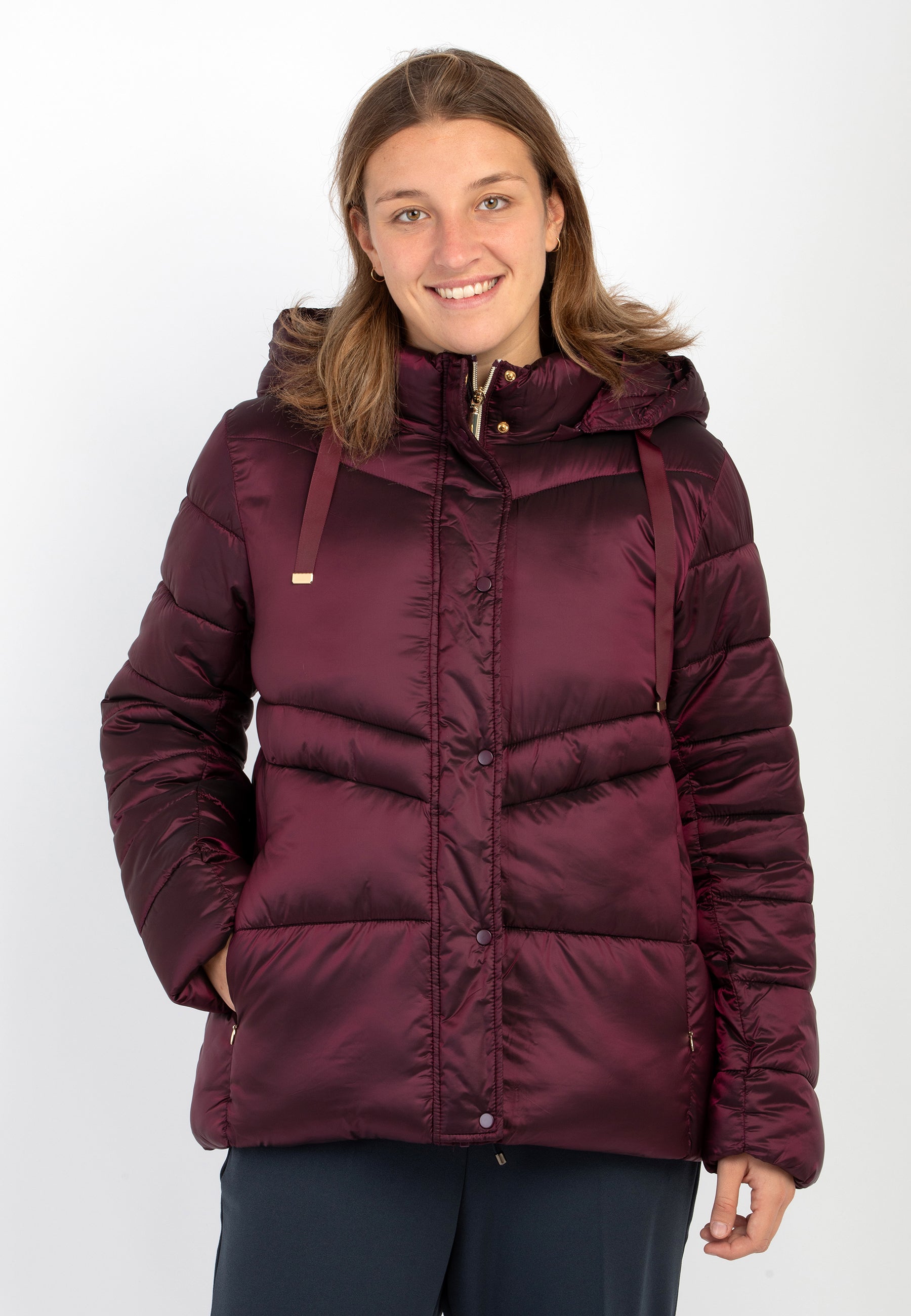 CARLA FERRONI Piumino Donna Lungo Imbottitura Termica ART. 22182