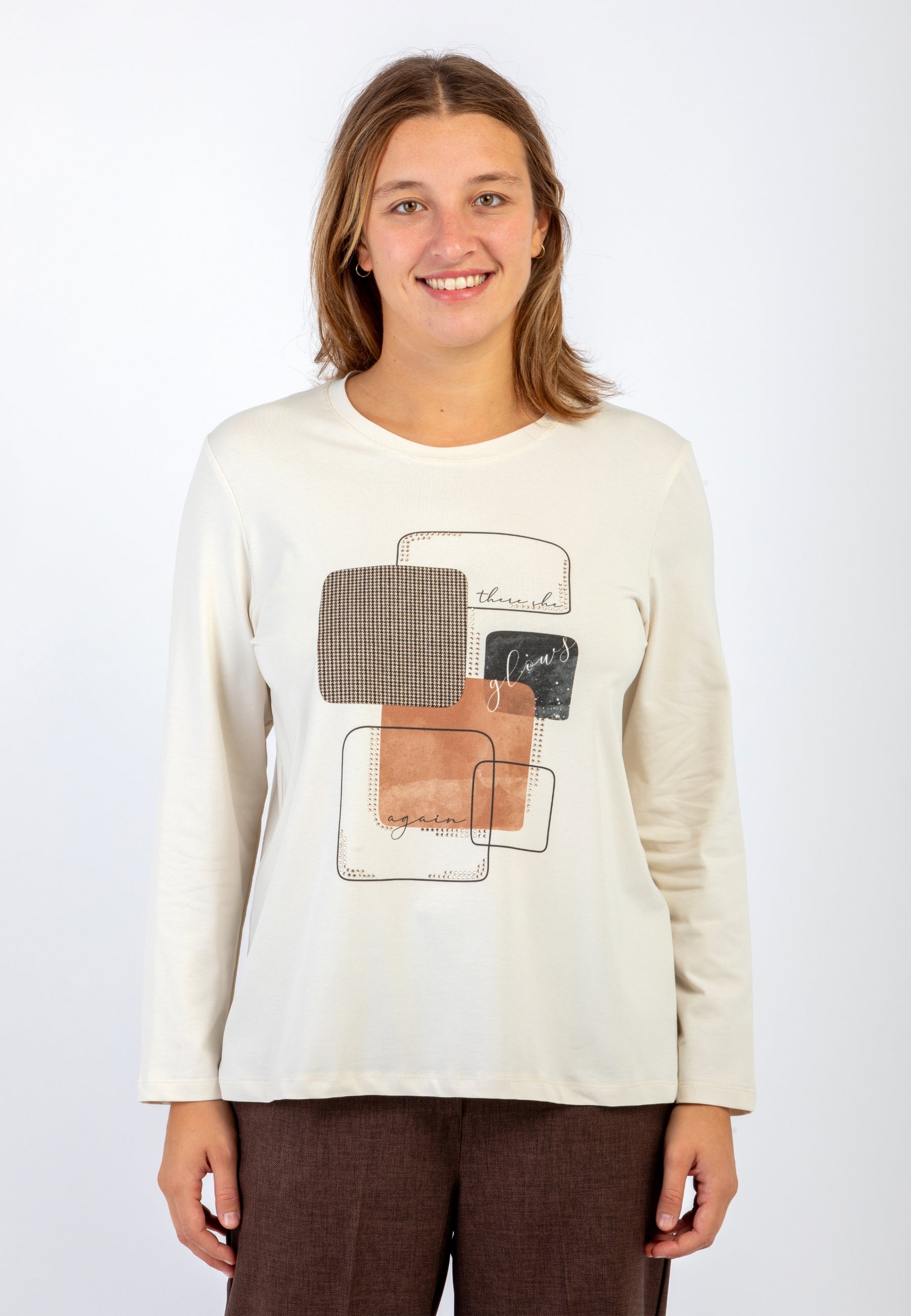 CARLA FERRONI Maglia Donna Manica Lunga Cotone Invernale ART. 50011