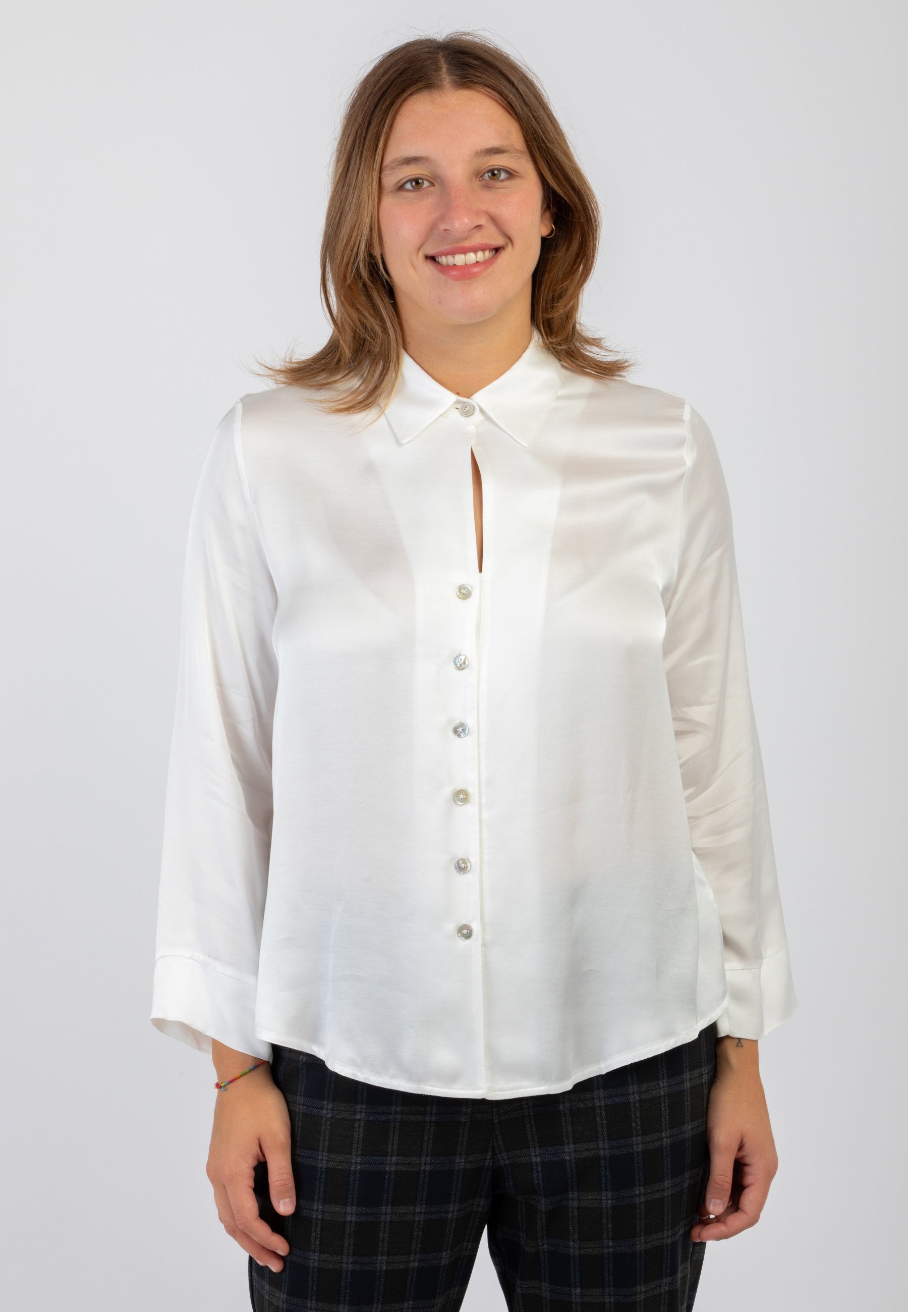 CARLA FERRONI Camicia Donna Manica Lunga Raso ART. 50034