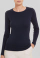 RAGNO Maglia Donna Manica Lunga Perfetta 100% Cotone D274AB