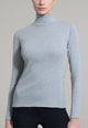 RAGNO Lupetto Donna Lungo 100% Cotone Tinta Unita D274AZ