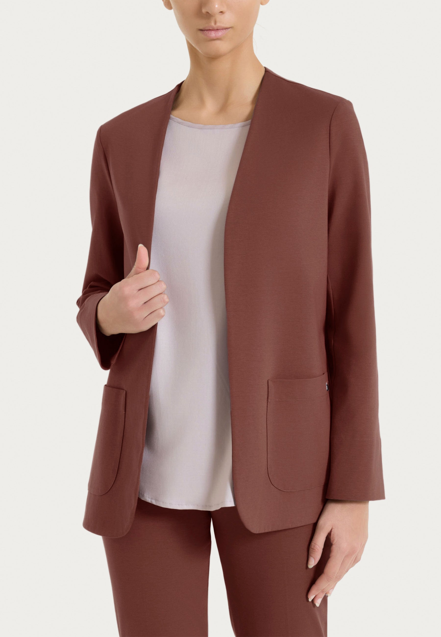 RAGNO Giacca Donna Lunghezza Media Cotone Leggero D293GC