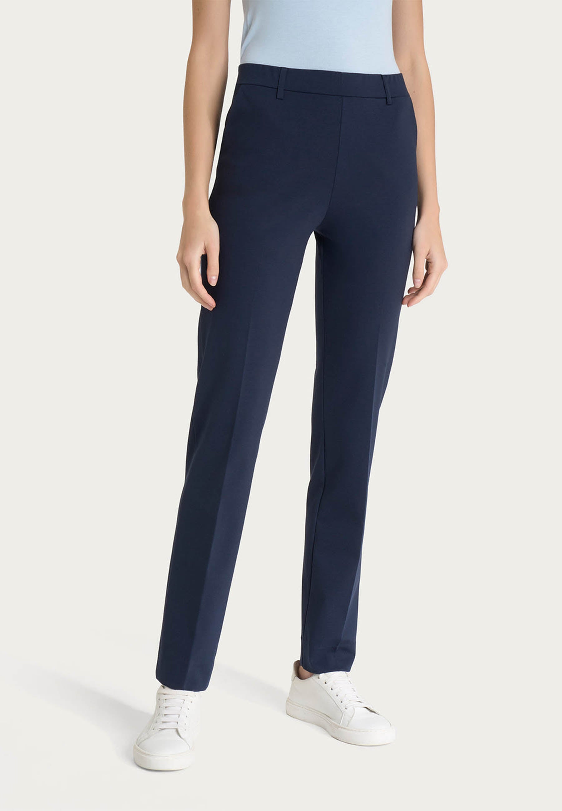 RAGNO Pantalone Lungo Donna Sigaretta Cotone Estivo D293PP
