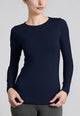 RAGNO Maglia Donna Lunga Girocollo Barchetta Viscosa Pesante D794AB
