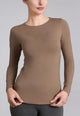 RAGNO Maglia Donna Lunga Girocollo Barchetta Viscosa Pesante D794AB