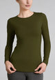 RAGNO Maglia Donna Lunga Girocollo Barchetta Viscosa Pesante D794AB