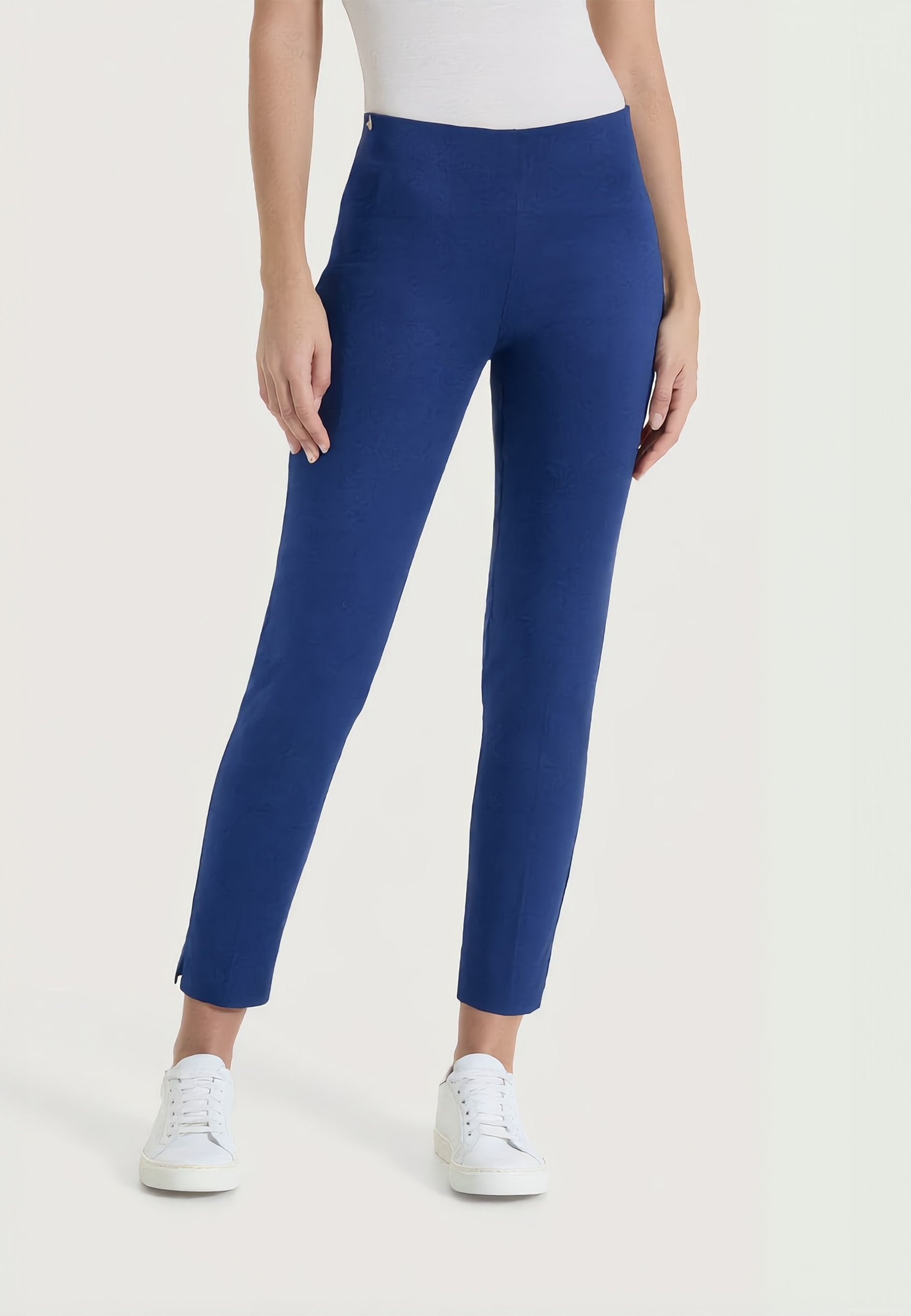 RAGNO Pantalone Lungo Donna Taglio Capri Cotone Estivo D926PY