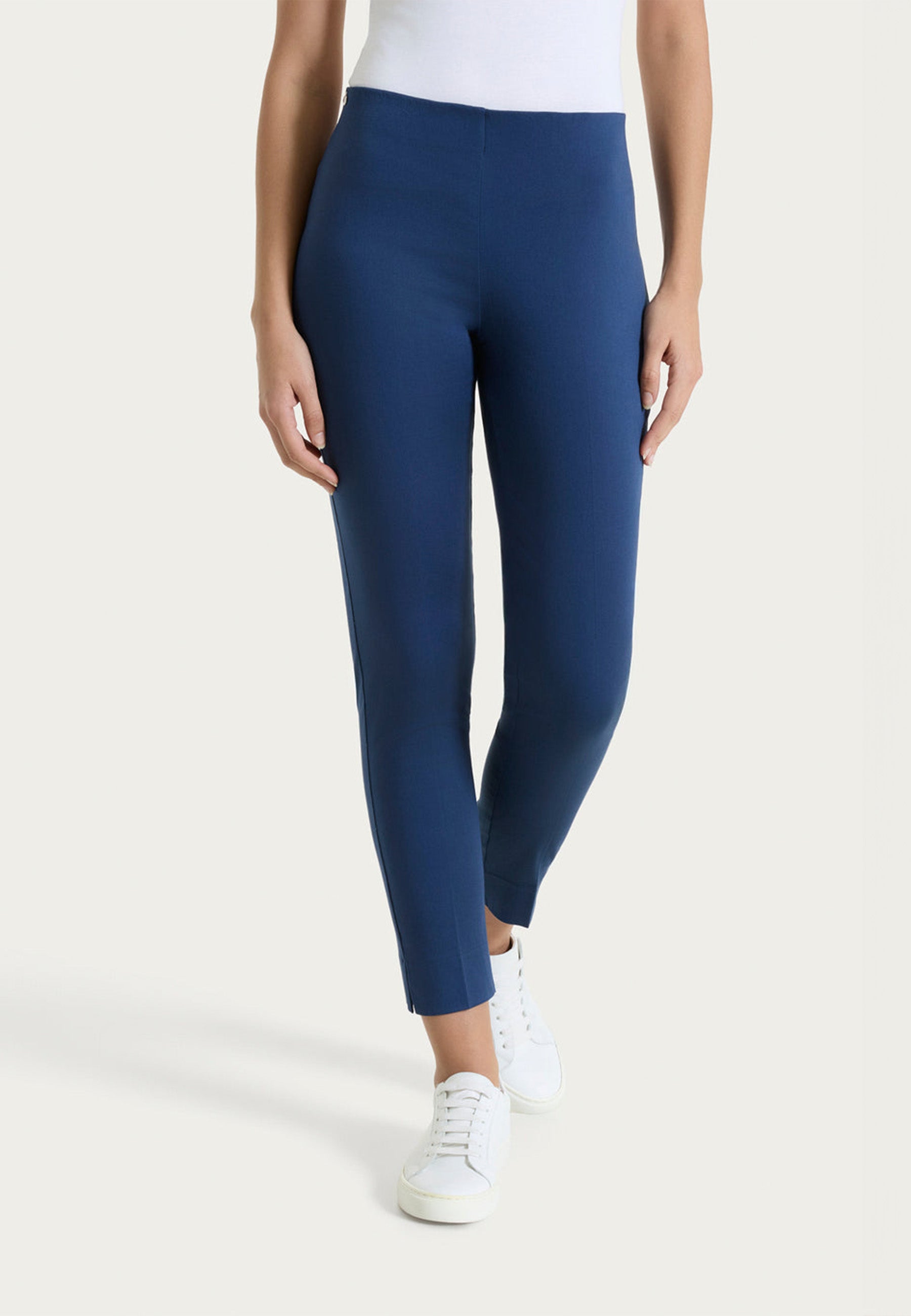 RAGNO Pantalone Lungo Donna Taglio Capri Cotone Estivo D926PY