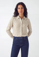 EMME MARELLA Camicia Donna Lunga in Raso Viscosa DENARO
