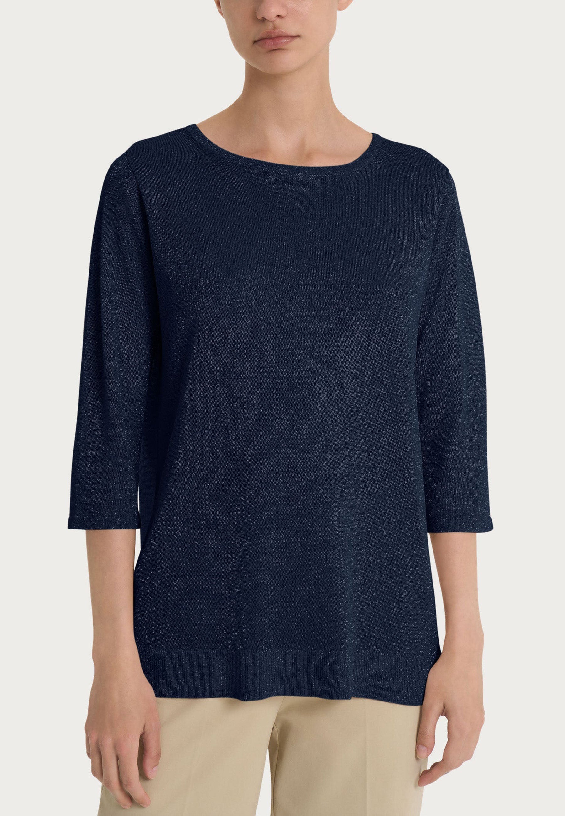 RAGNO T-shirt Donna Collo a Barchetta Inserti Lurex DN05MB