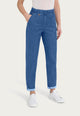 RAGNO Pantalone Lungo Donna Tessuto Jeans Cotone Leggero DN18P7