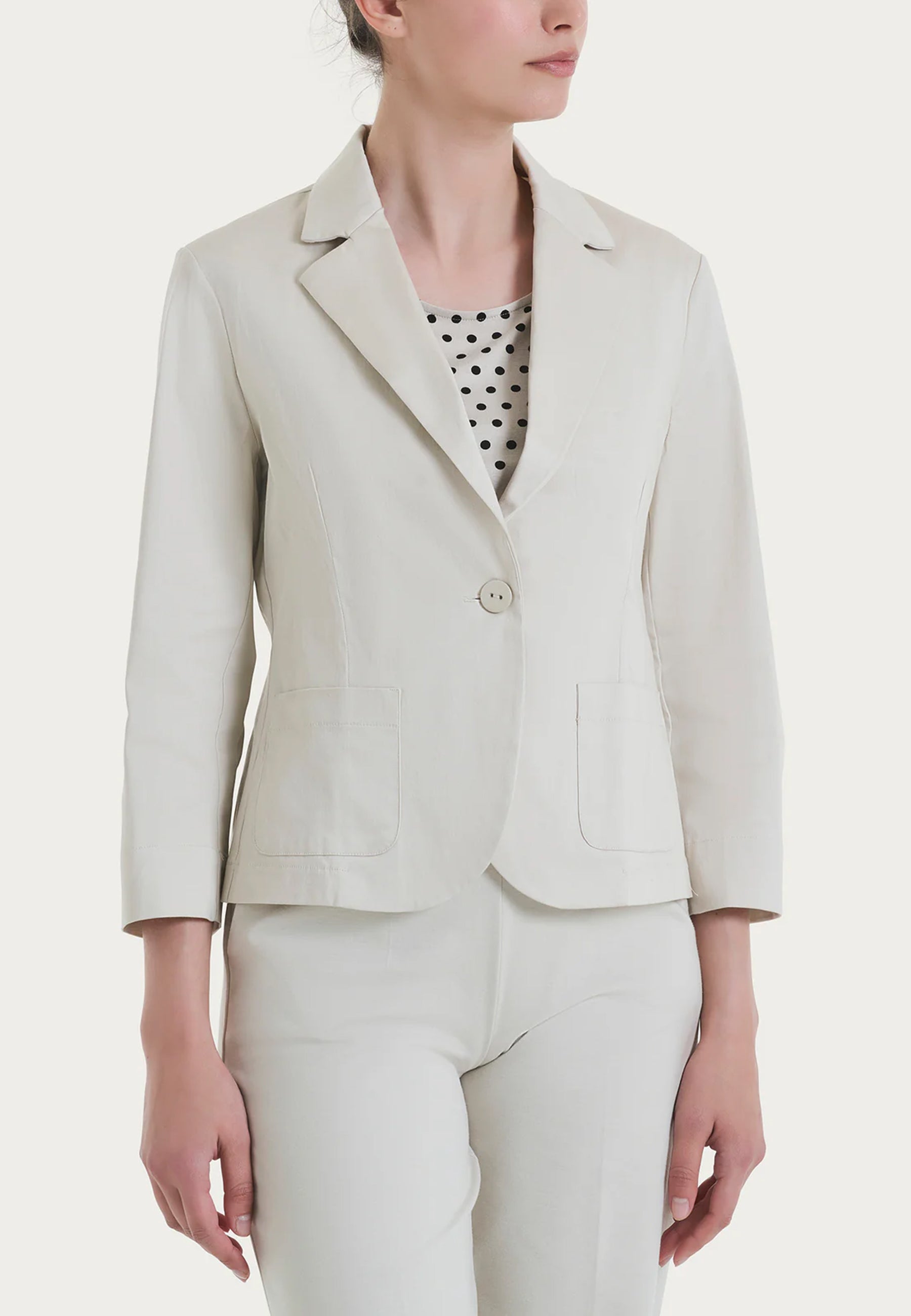 Giacca Donna Manica Tre Quarti Cotone Leggero RAGNO DN22GR