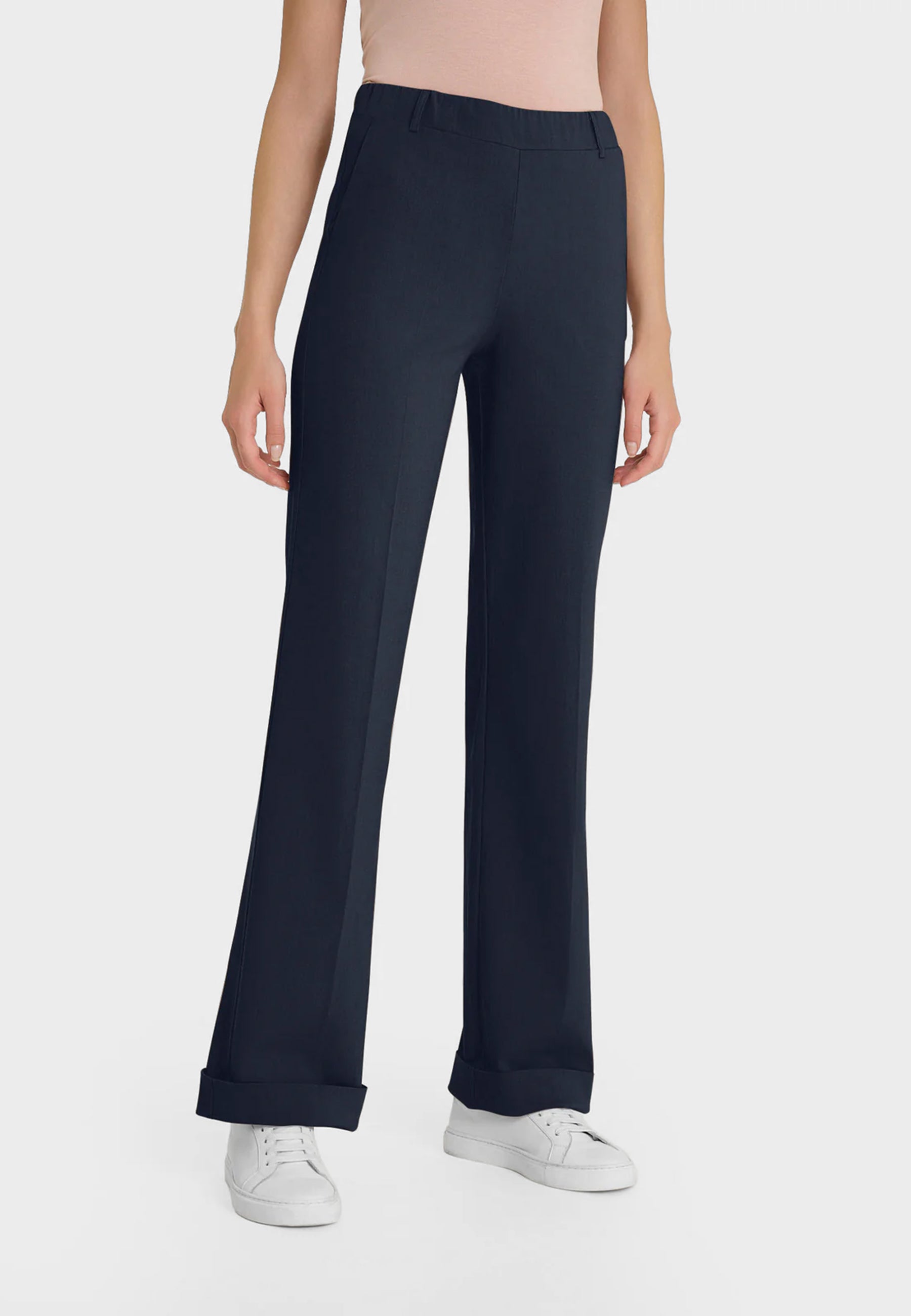 Pantalone Donna Gamba Dritta Con Risvolto RAGNO DP79PL