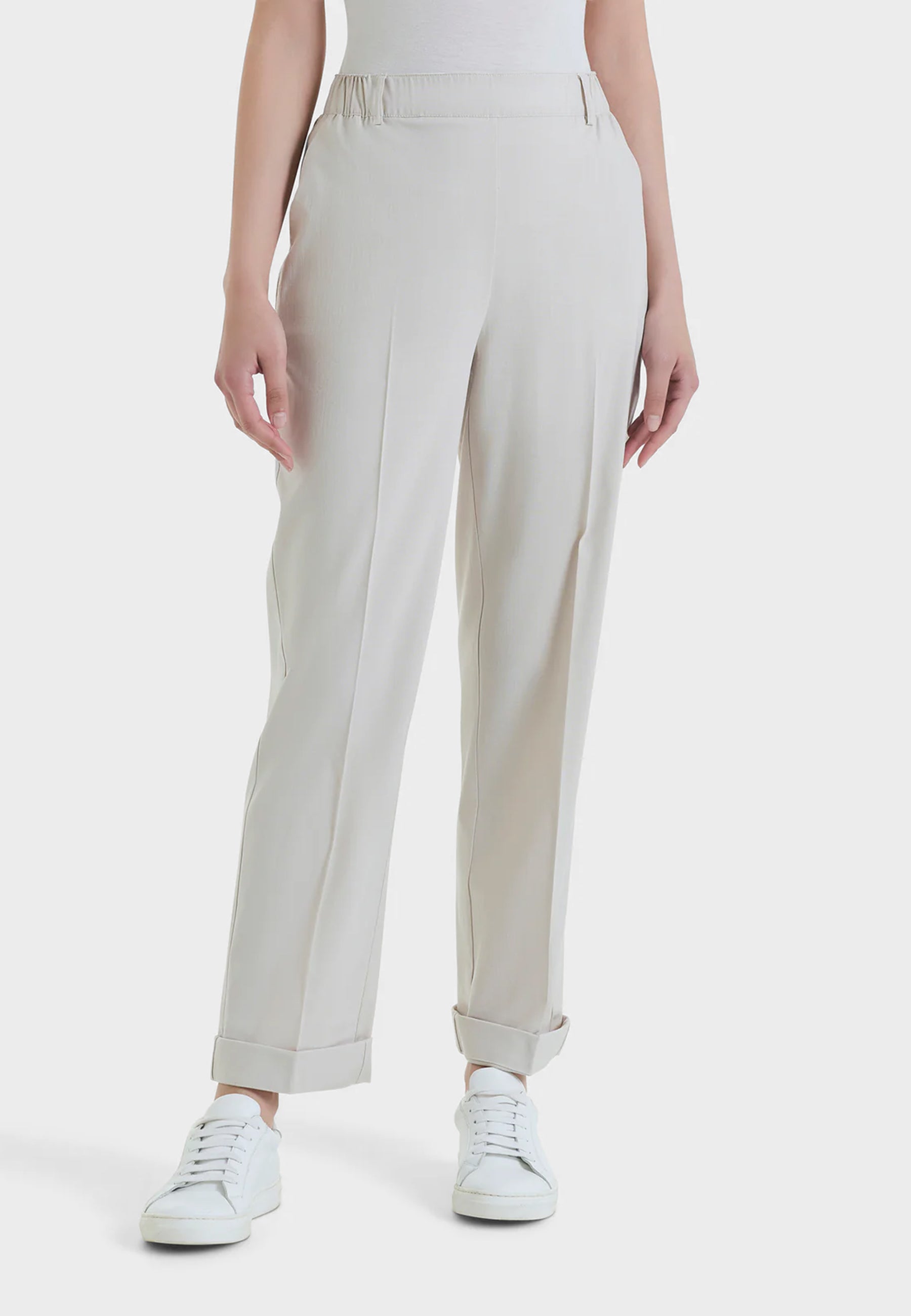 Pantalone Donna Gamba Dritta Con Risvolto RAGNO DP79PL